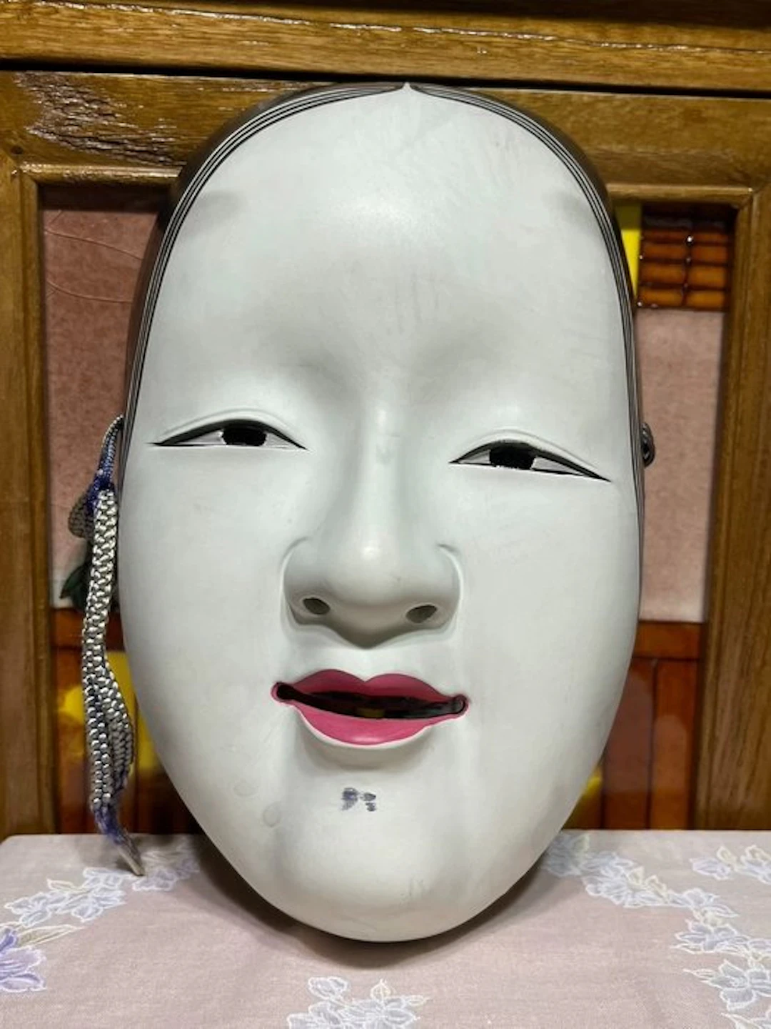 Mask - Japanese Noh mask, traditional Noh theater mask (No reserve price)