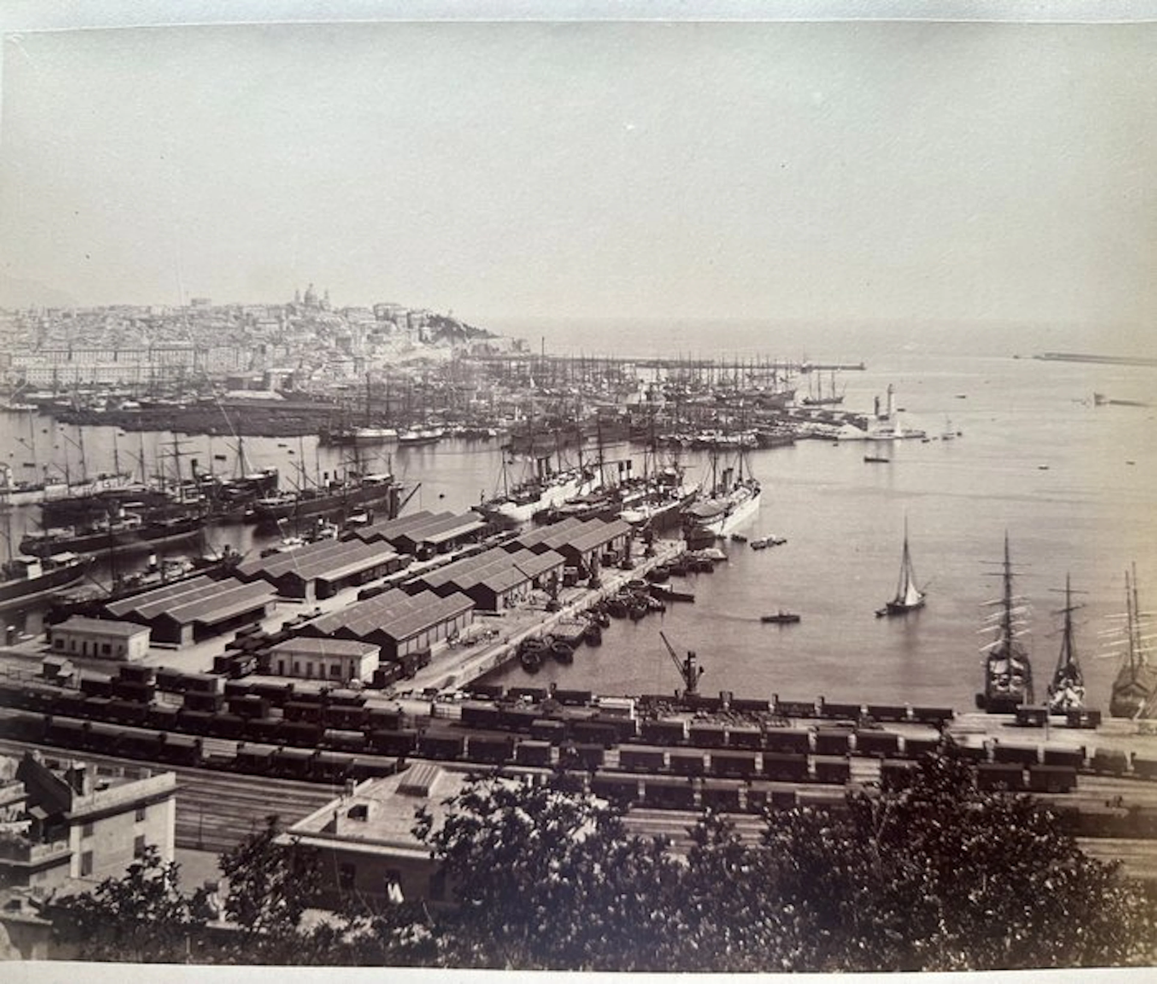 A. Noack (attribuito) - Genova - Fotografia antica dell’800