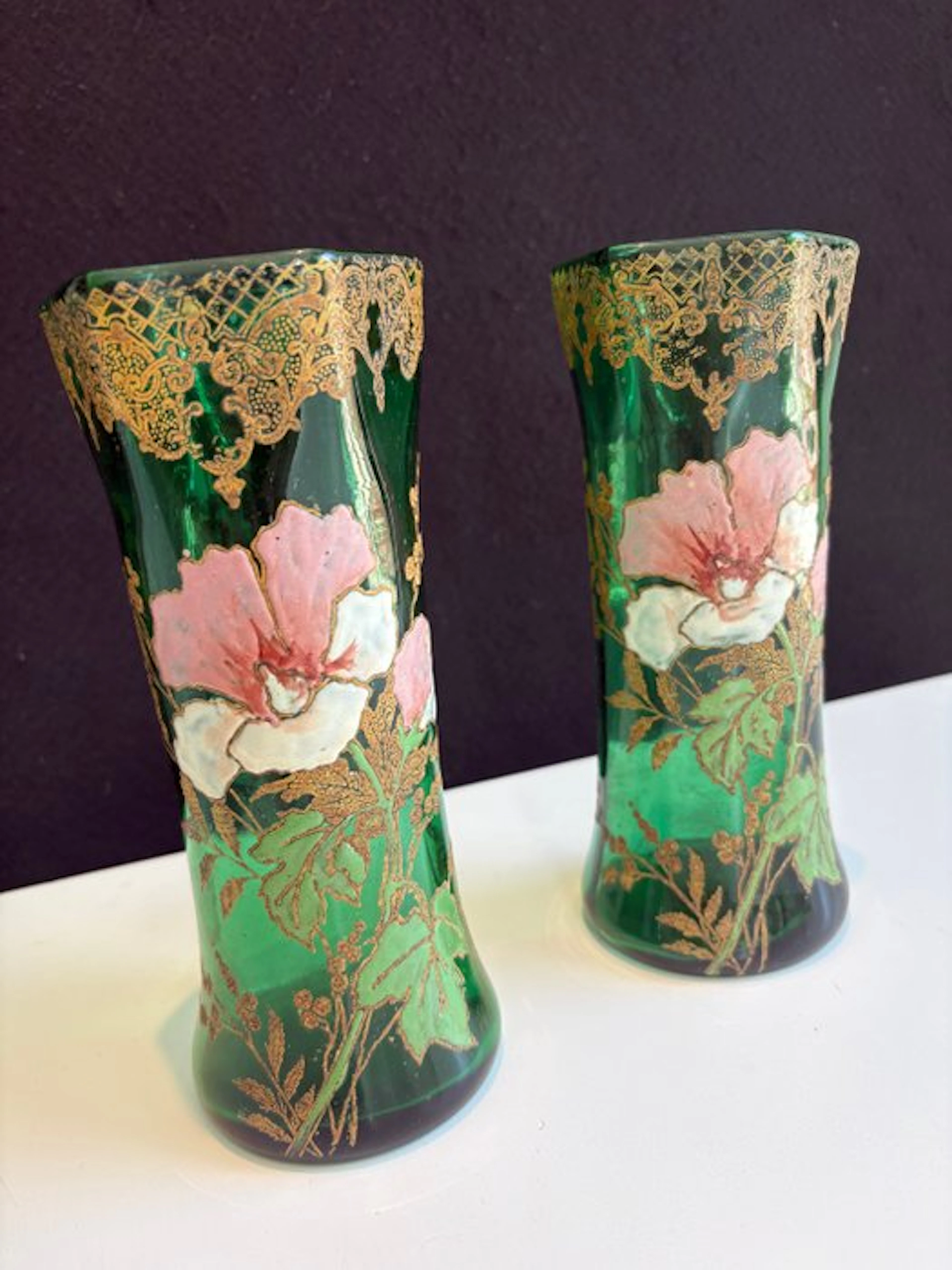 Francois Theodore Legras - Vase (2) - Model Toul - LEGRAS...