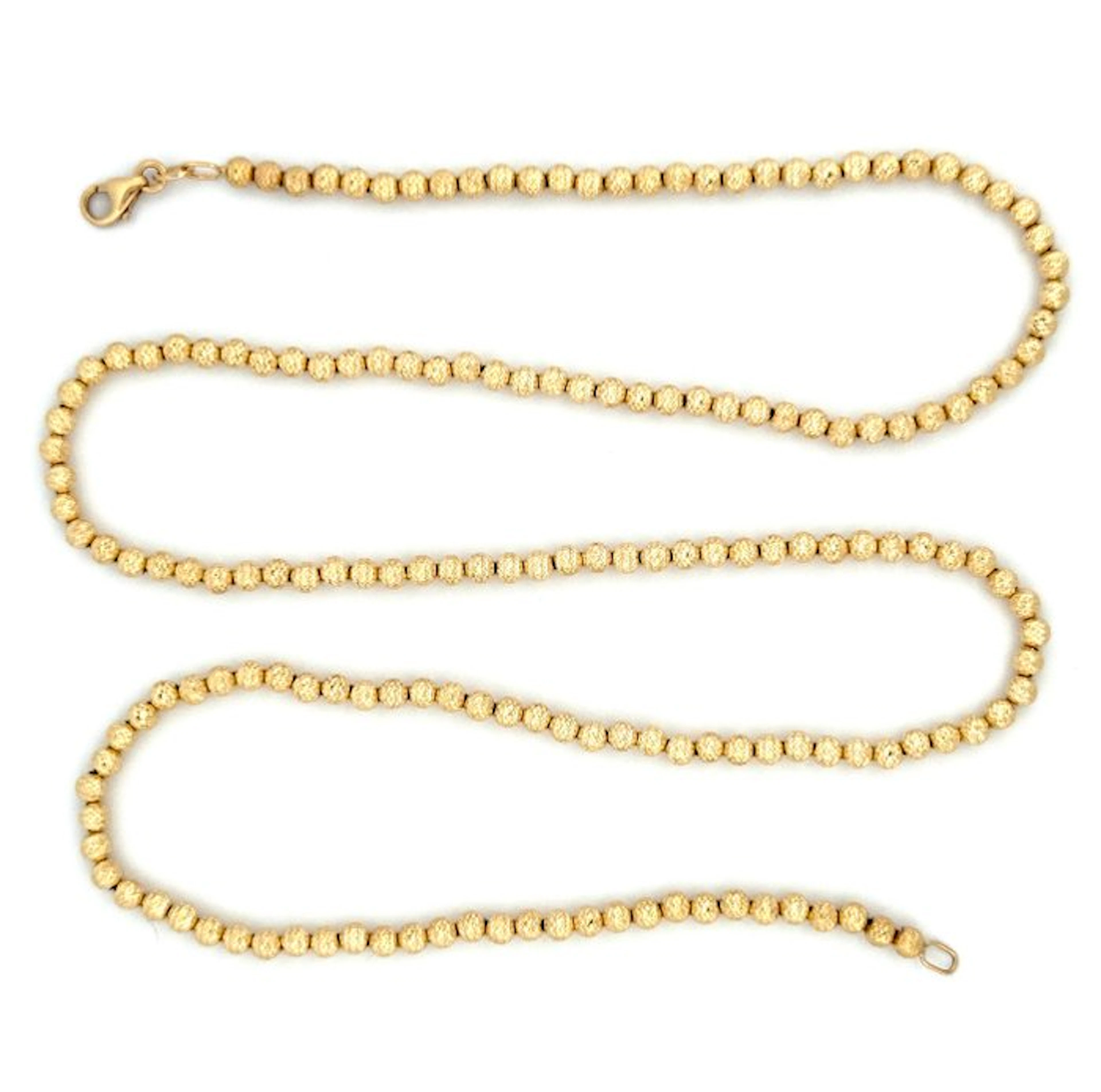 Necklace - 18 kt. Yellow gold - Gold Art - 60 cm