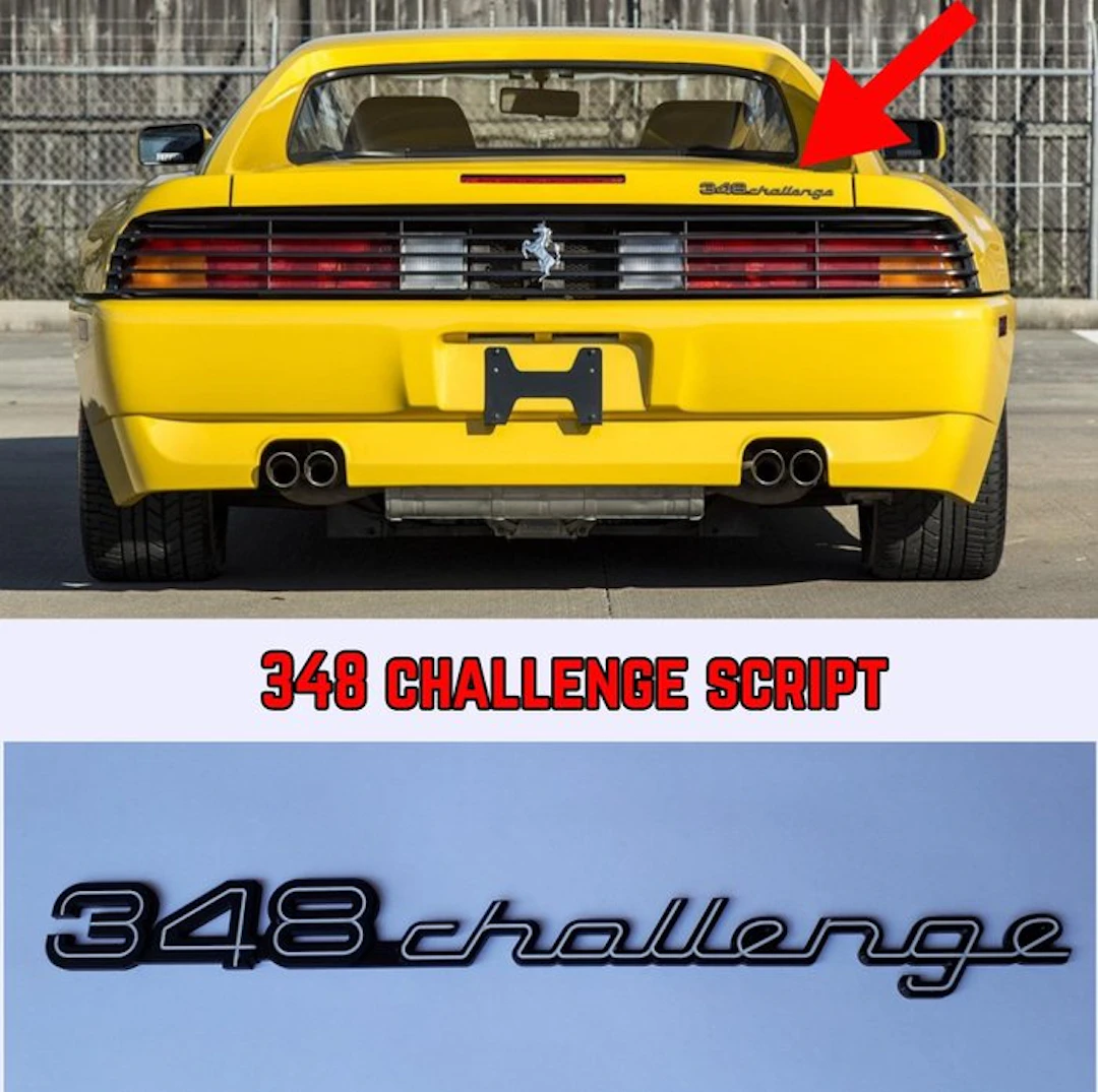 Ferrari 348 Challenge Emblem (New Old Stock) - Ferrari - Extremely Rare