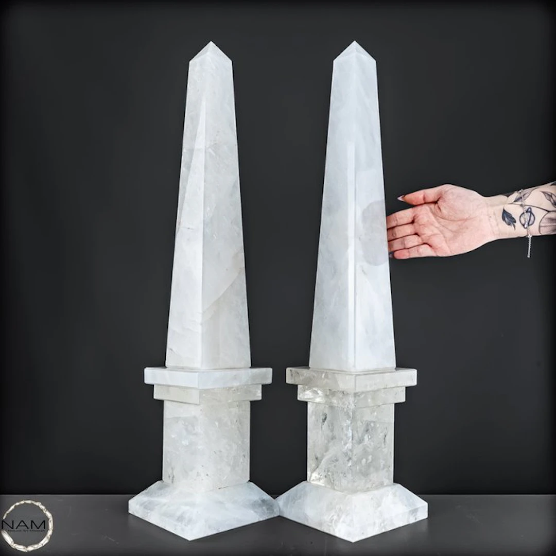 Very rare Lemurian quartz towers from Brazil – Monumental...