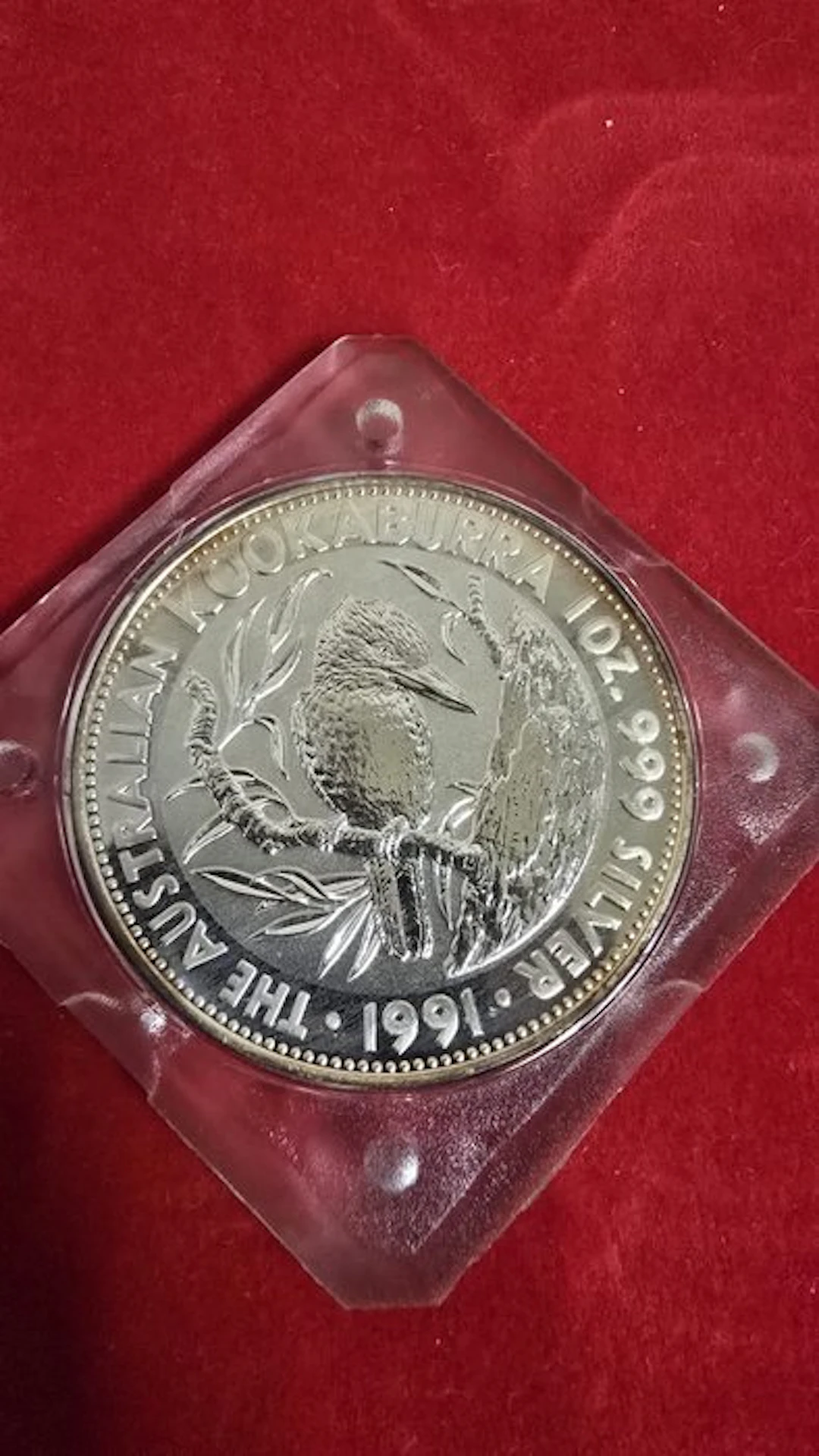 Australia. 5 Dollars 1991 Kookaburra, 1 Oz (No reserve price)
