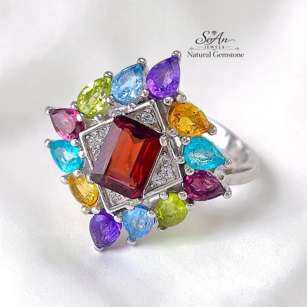 No reserve price - Cocktail ring Silver