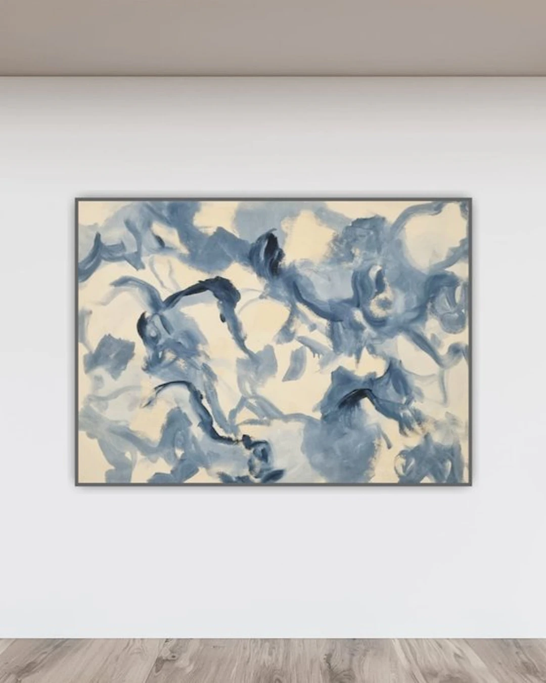 Étienne Pixa - Rêve aérien- Large abstract painting