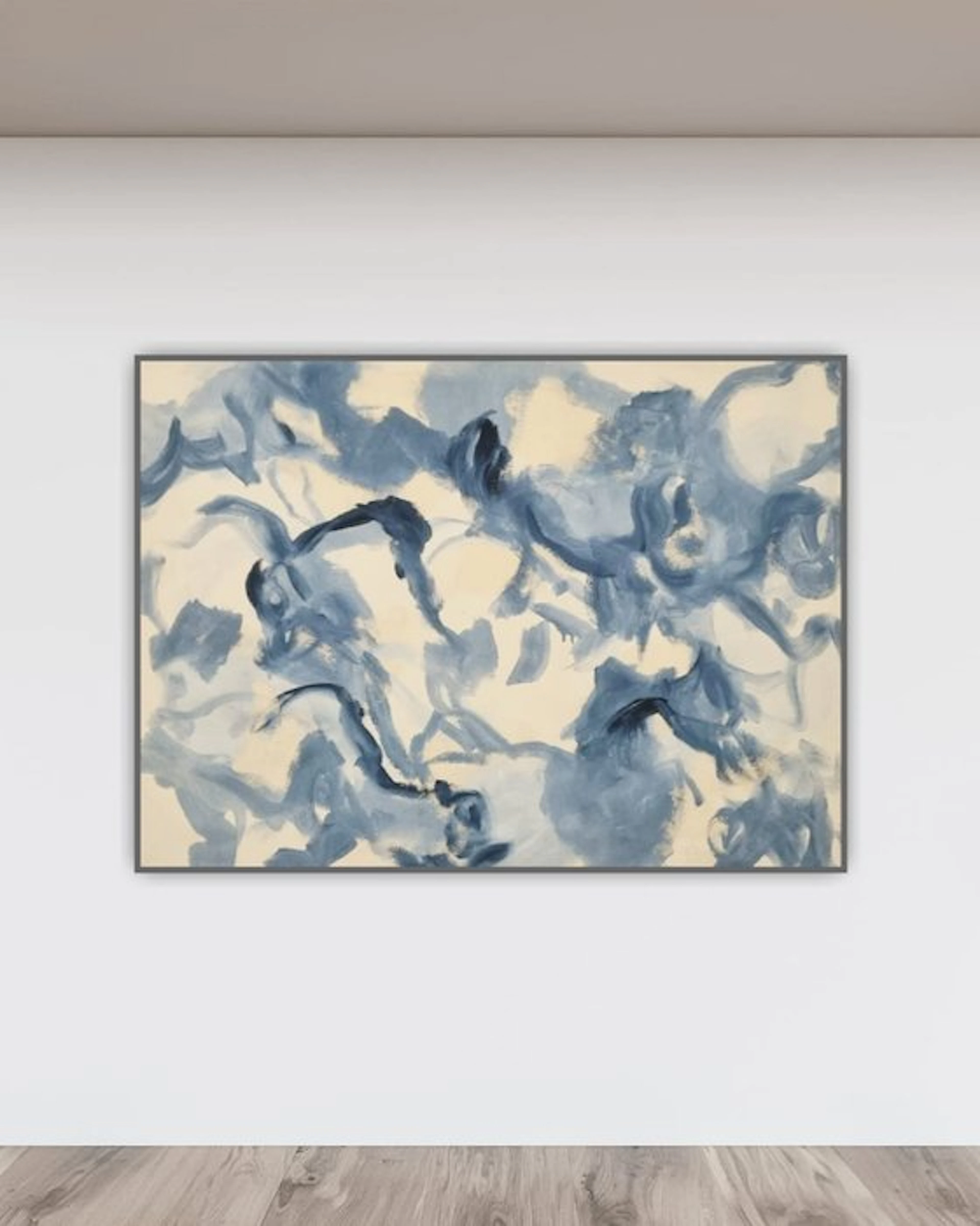 Étienne Pixa - Rêve aérien- Large abstract painting