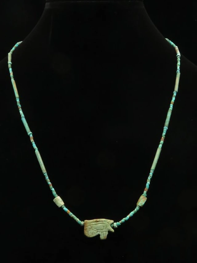 Ancient Egyptian Necklace made of Turquoise and Faience...