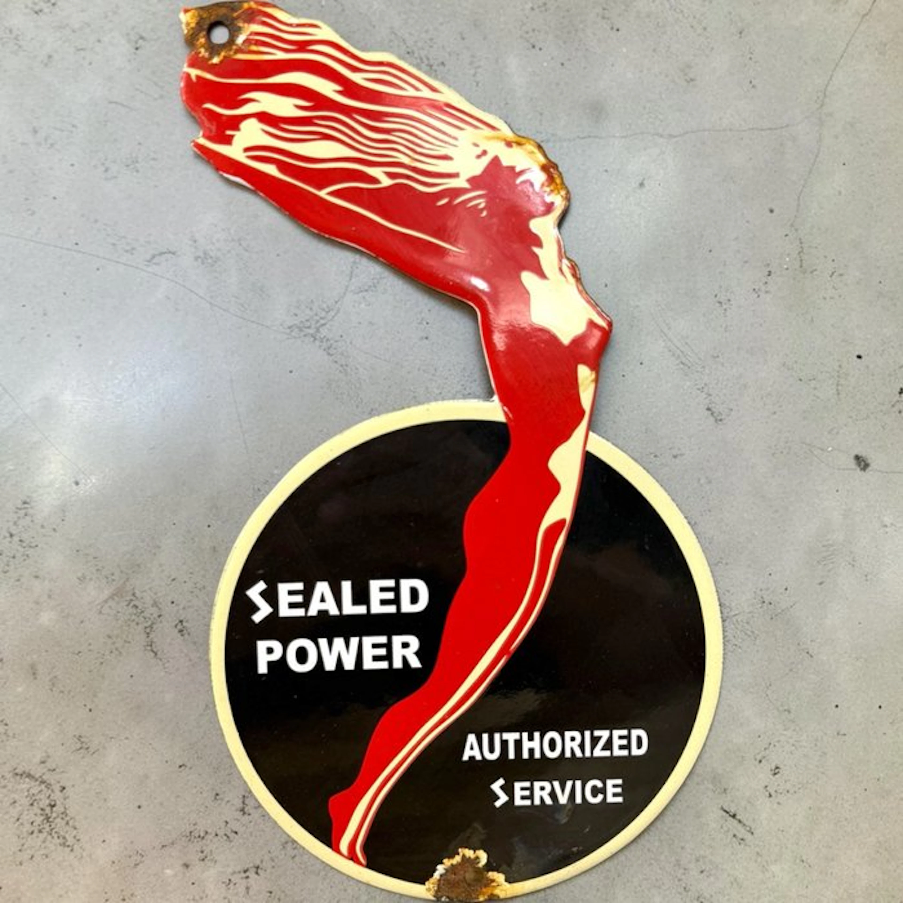 Sealed Power Service - Enamel plate - Enamel