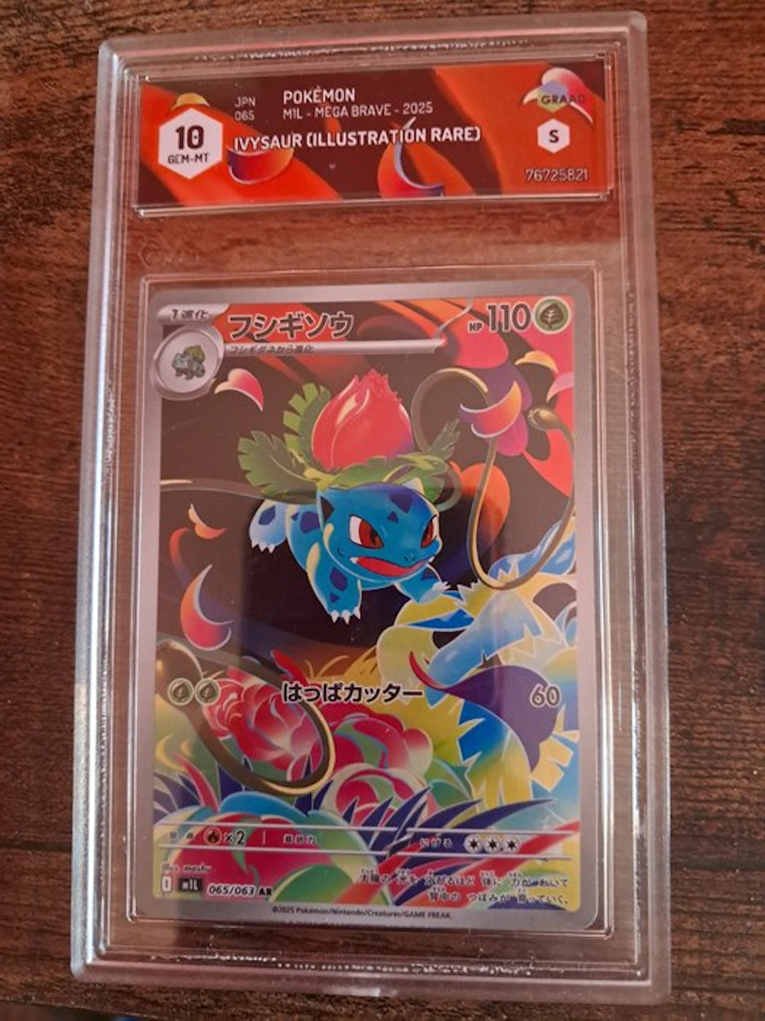 Pokémon - 1 Graded card - フシギソウ 065/063 Foil