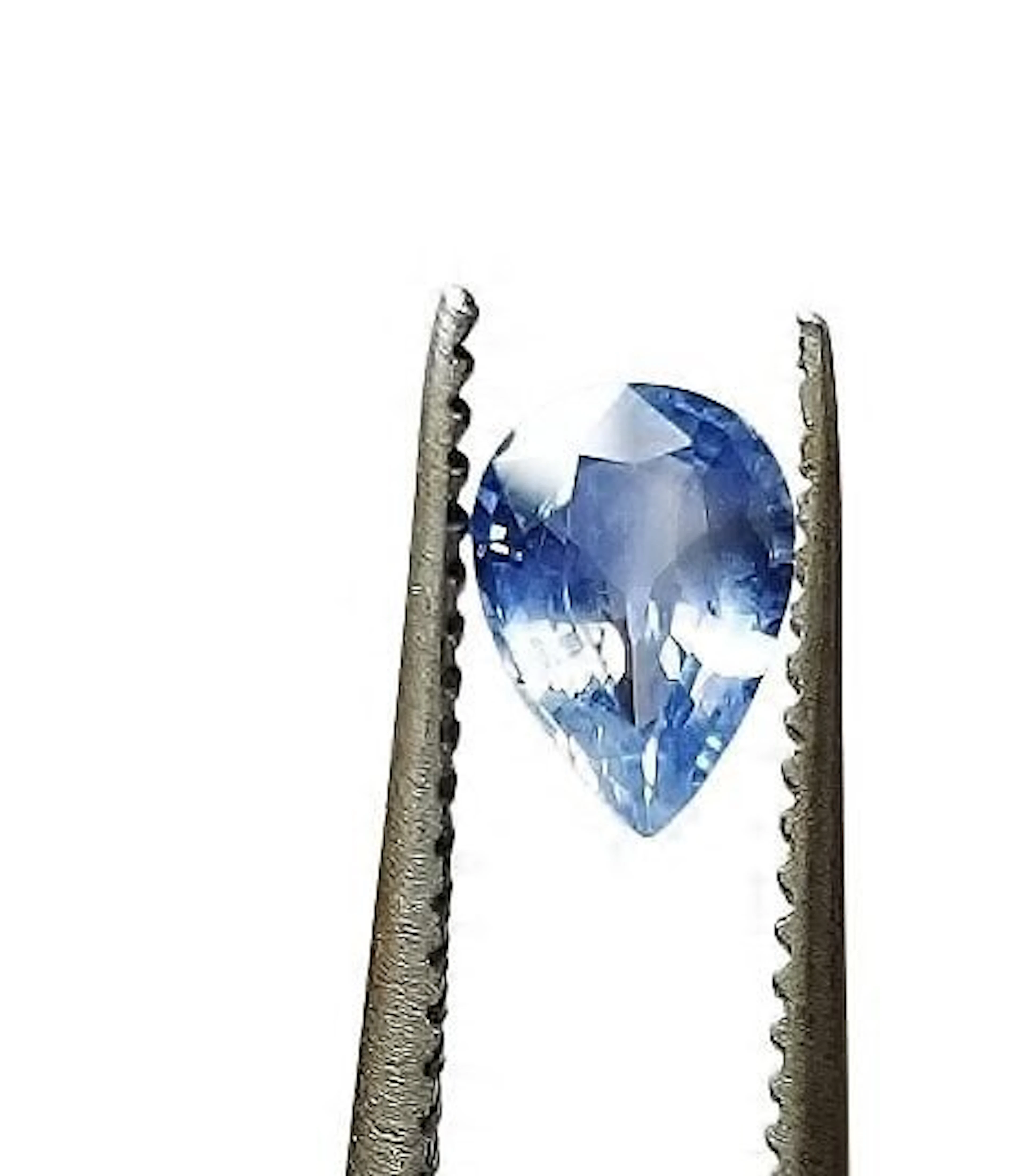 No reserve price Sapphire - 1.21 ct - Antwerp Laboratory...