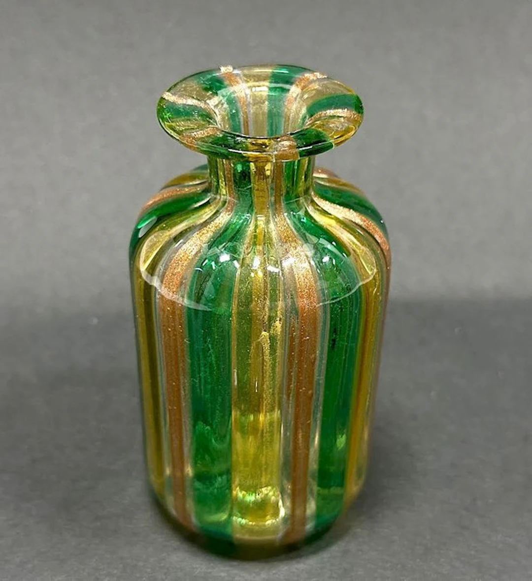 Vasetto Vintage Murano - Anni '60 - Vase - Vertical Cane...