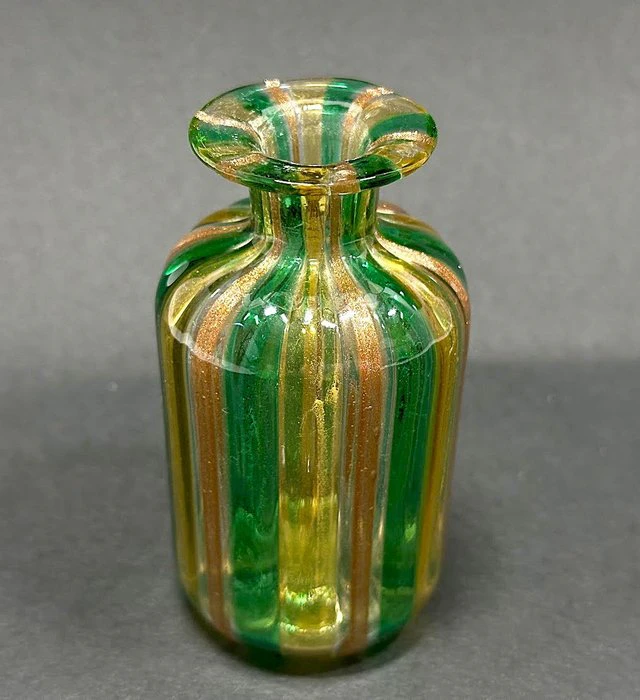 Vasetto Vintage Murano - Anni '60 - Vase - Vertical Cane...