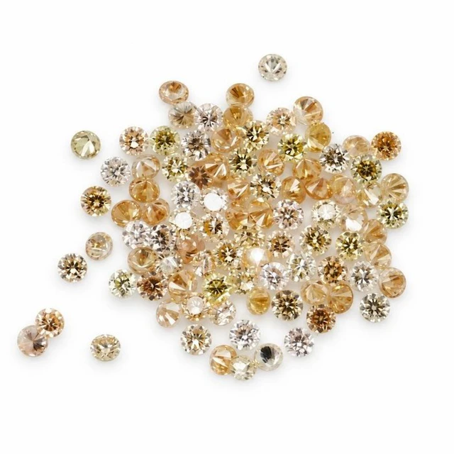 No reserve price - 93 pcs Diamond (Natural) - 0.96 ct - Round - VVS1