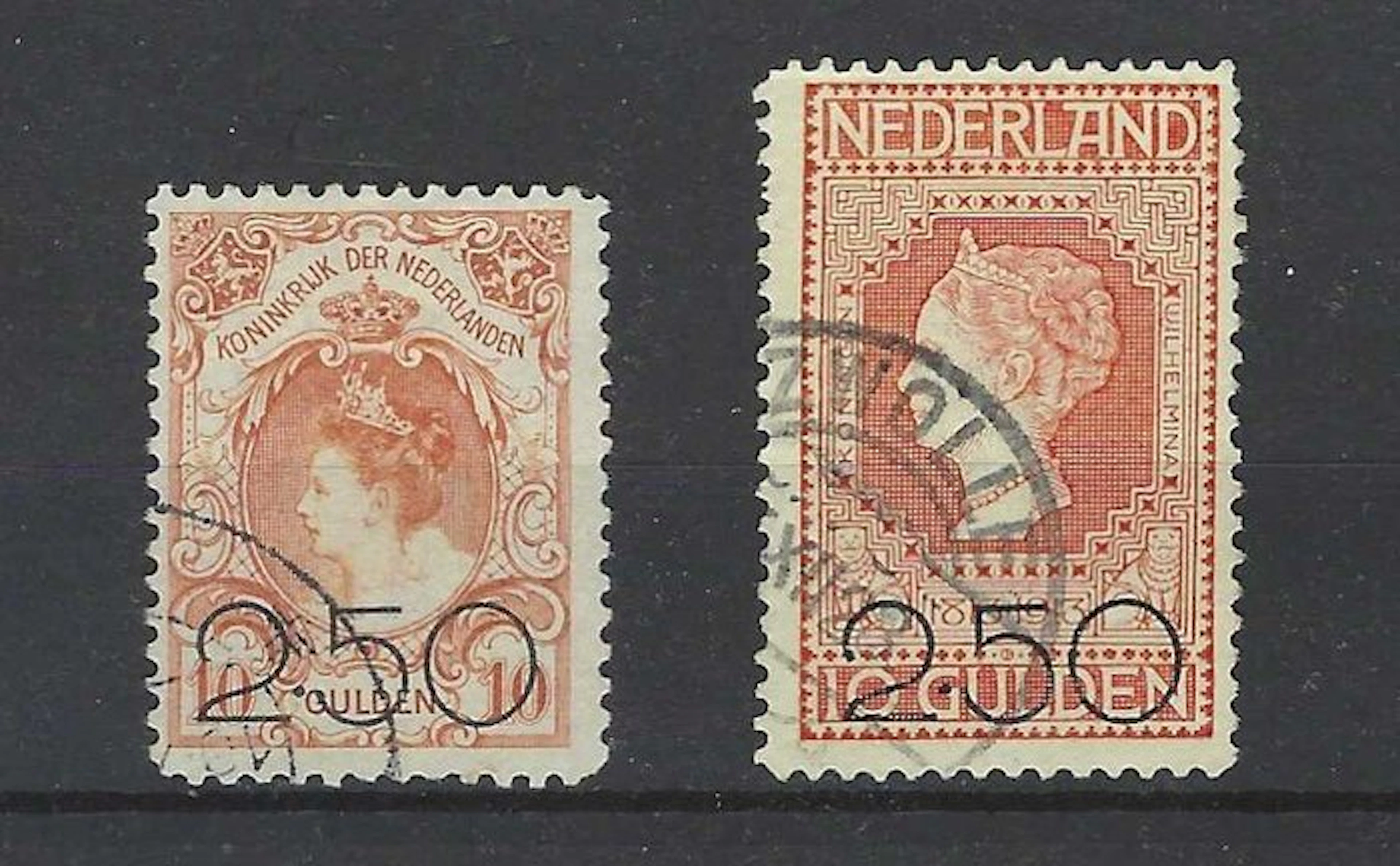 Netherlands 1920 - Cleanup issue - NVPH 104/105