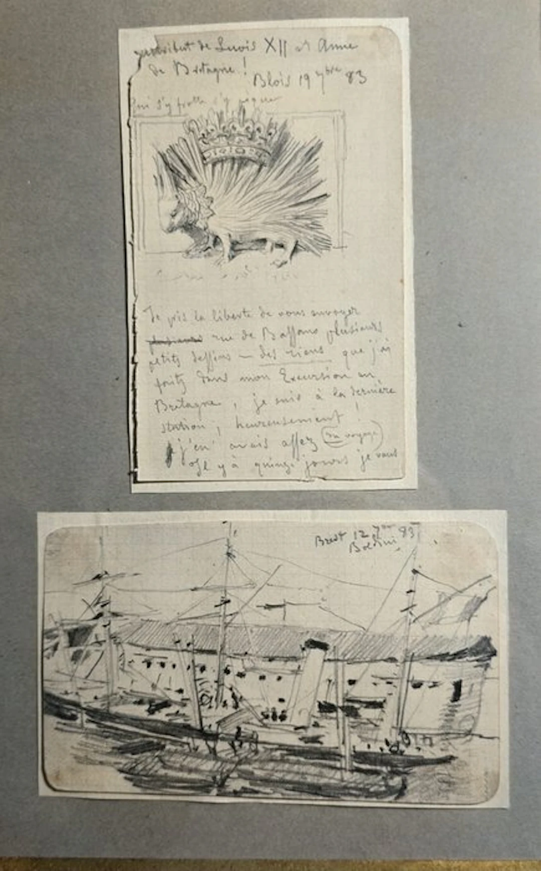 Giovanni Boldini (1842-1931) - Rari croquis - note di...