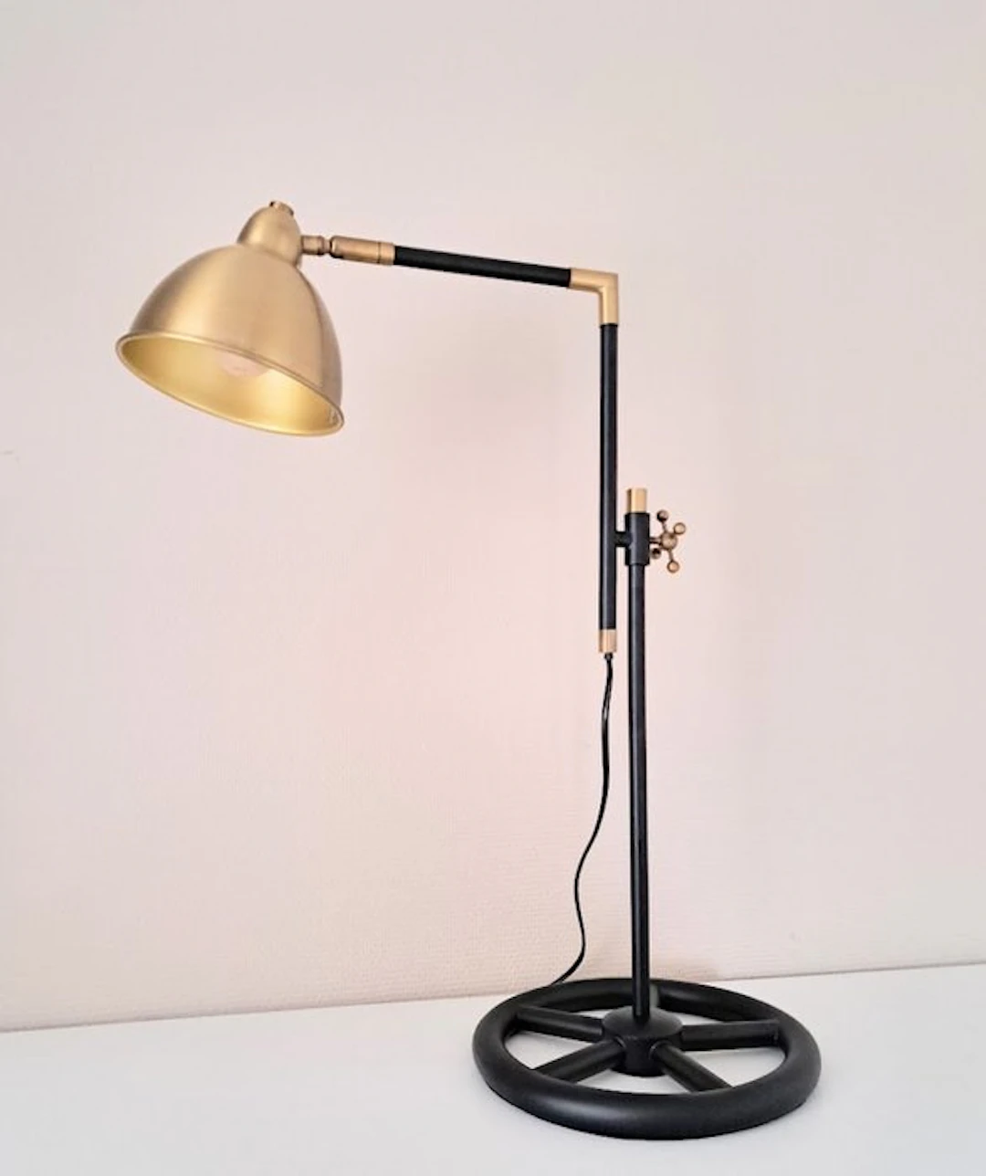 Van de Heg - Table lamp - Desk lamp - height-adjustable - metal