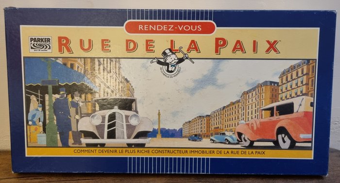 Parker brothers - Board game - Rue de la paix version française 1988-1992