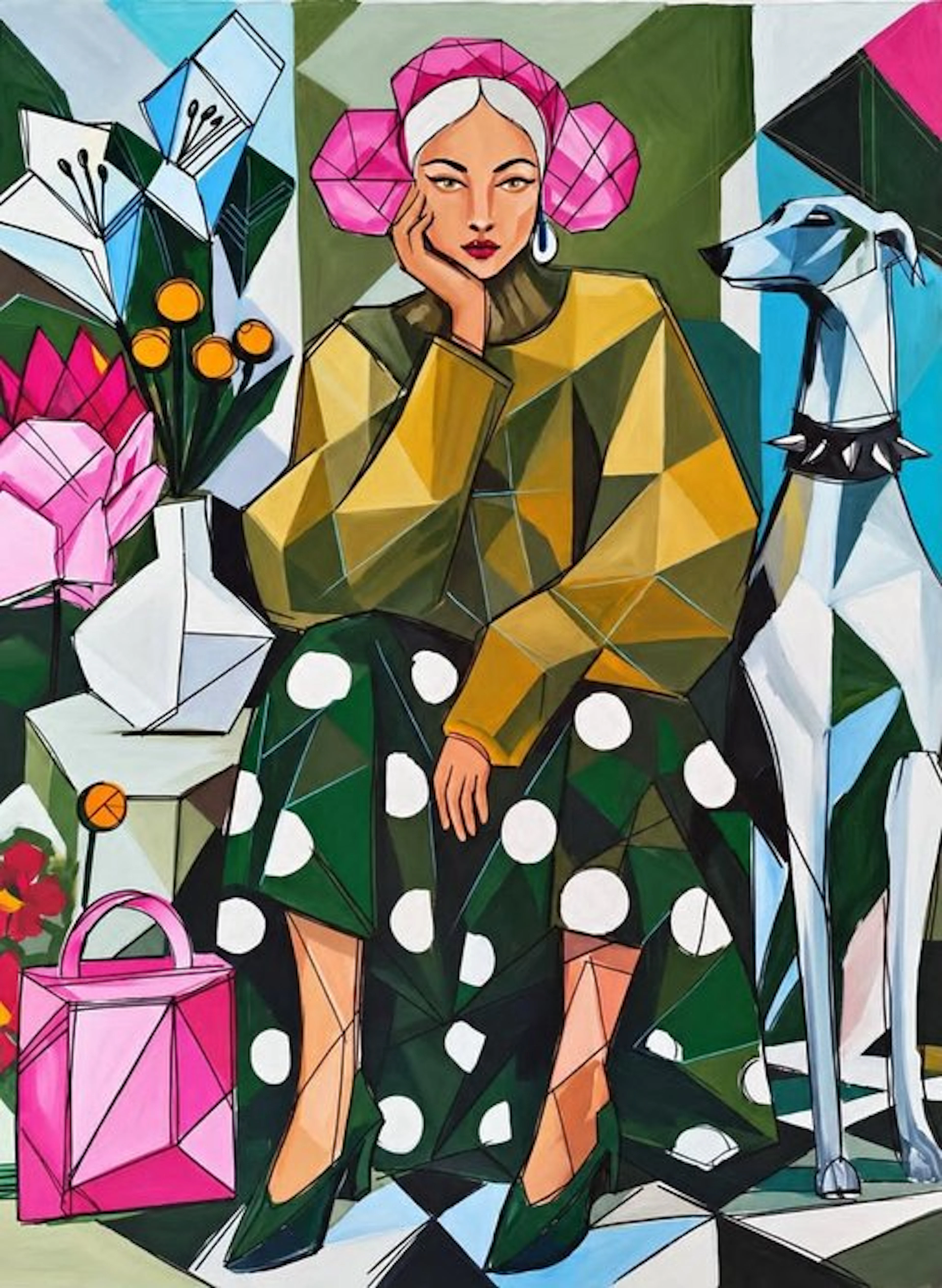 Kiri Aguilera (1982) - XL - Elegancia con Galgo
