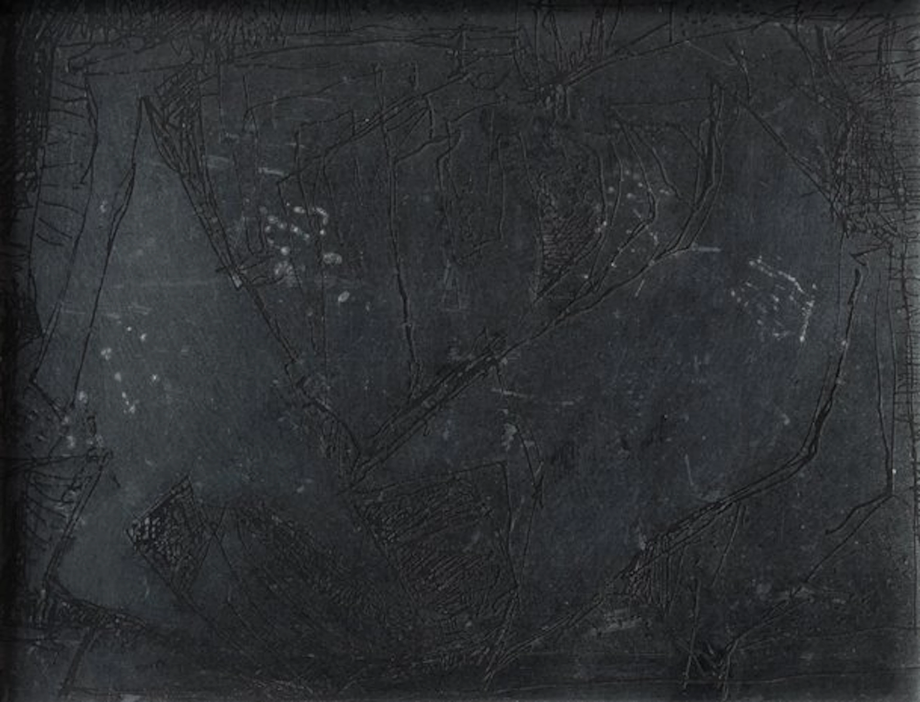 Gualtiero Nativi (1921-1999) - Senza titolo - Metallo inciso a bulino