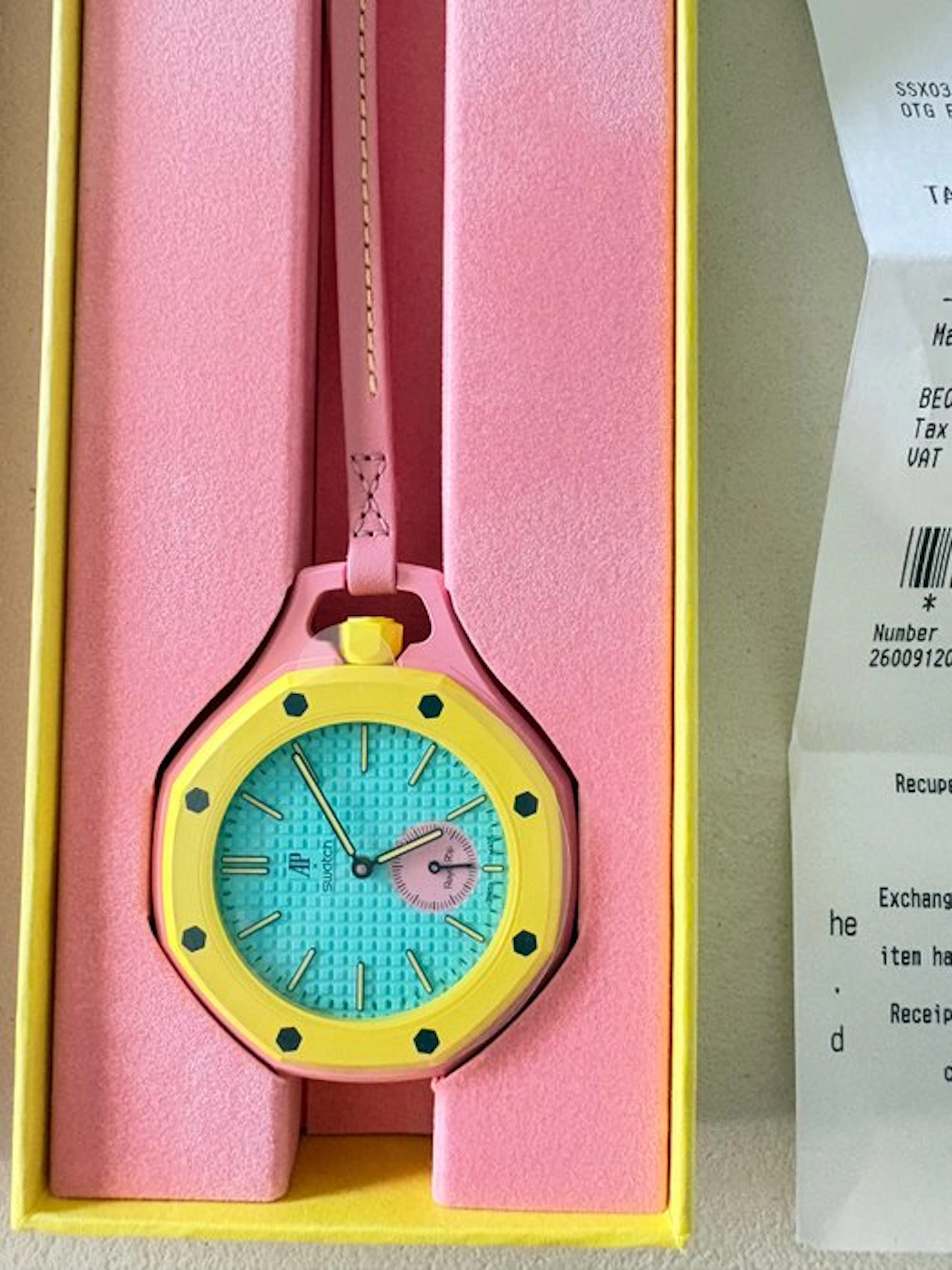 Swatch Royal Pop - Swatch × Audemars Piguet OTG ROZ - No...
