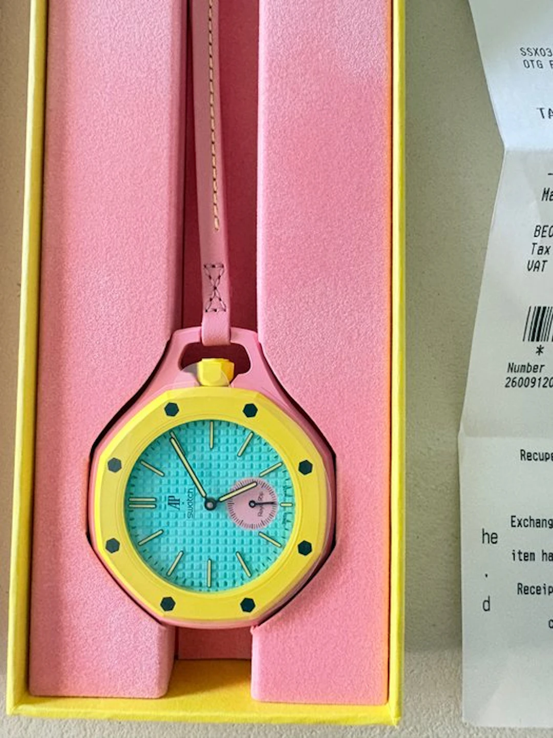 Swatch Royal Pop - Swatch × Audemars Piguet OTG ROZ - No...