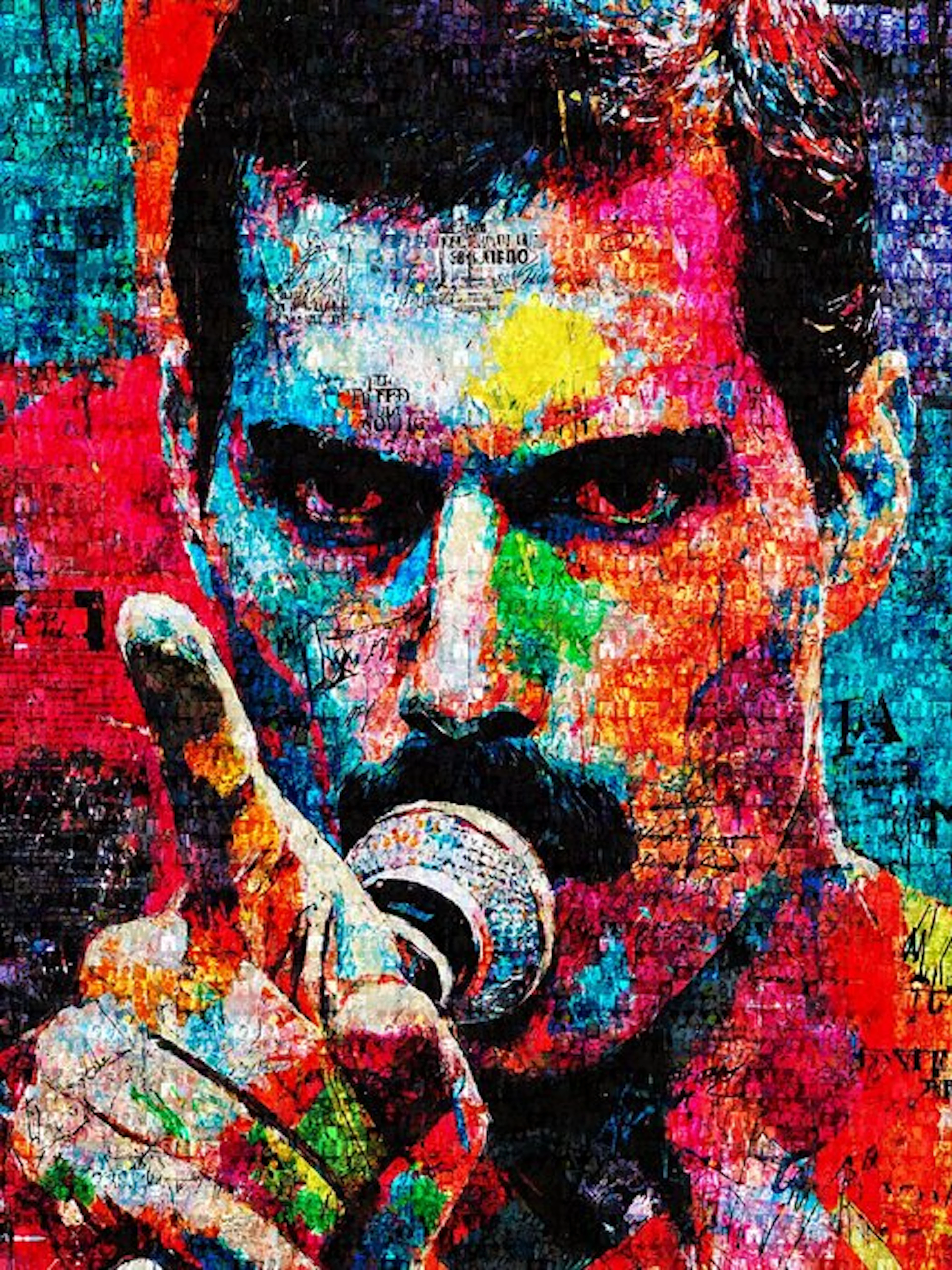 Freddie Mercury 4/5 - Queen - QUEEN FREDDIE MERCURY CRYPTO ART