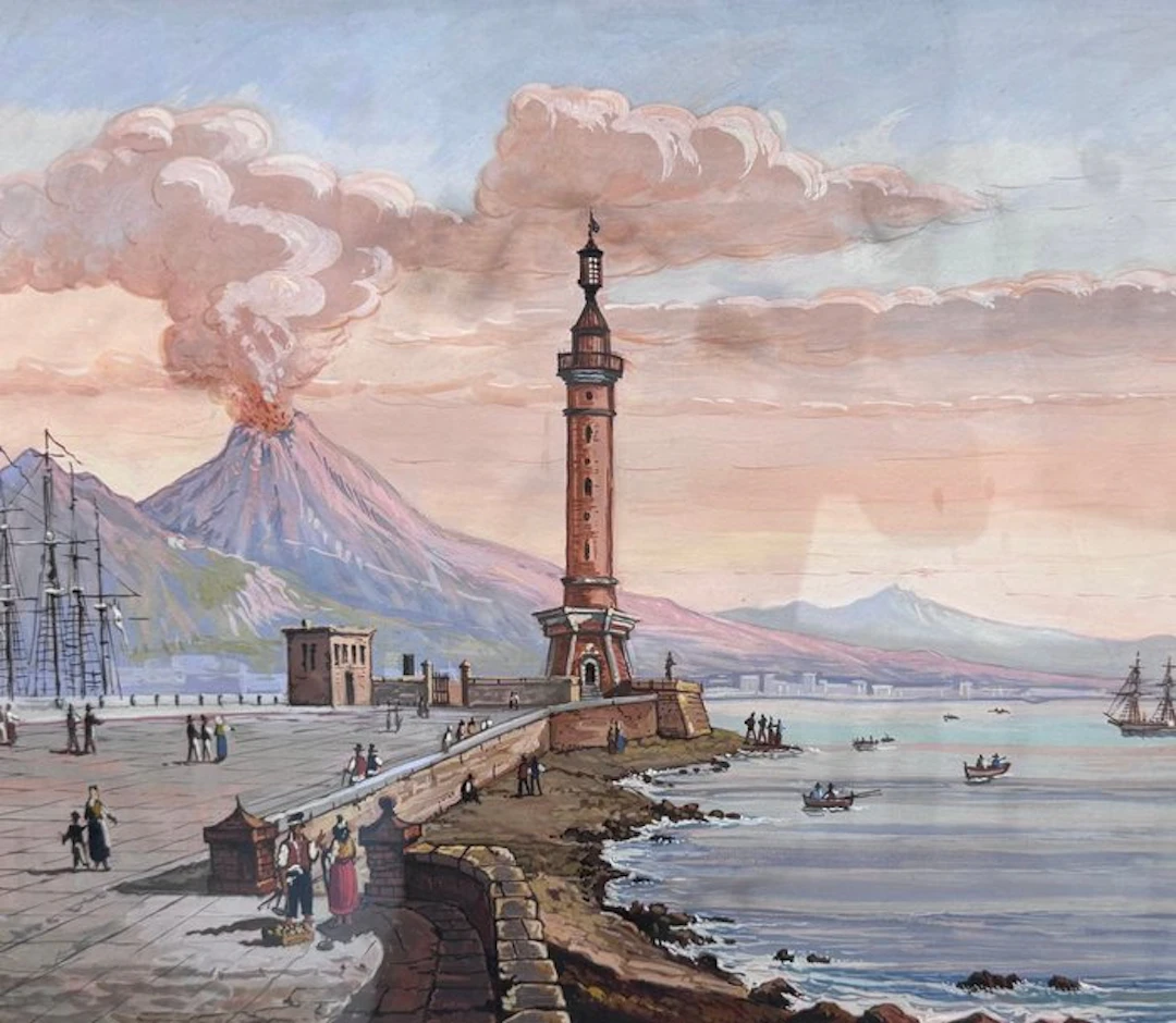 Scuola napoletana (XX) - Napoli - Il Faro nell’Ottocento