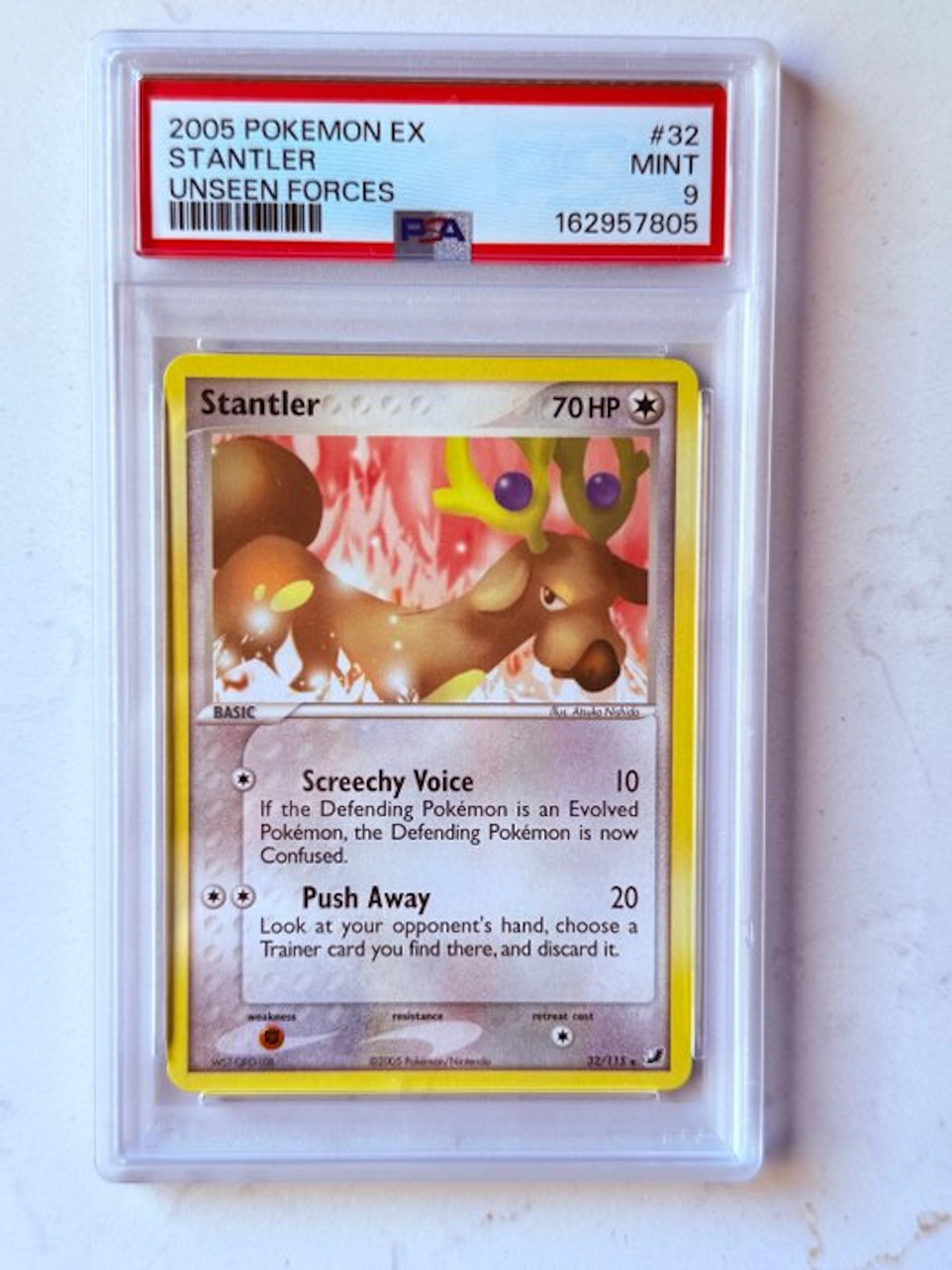 Pokémon - 1 Graded card - Stantler 32 - PSA 9 - EX