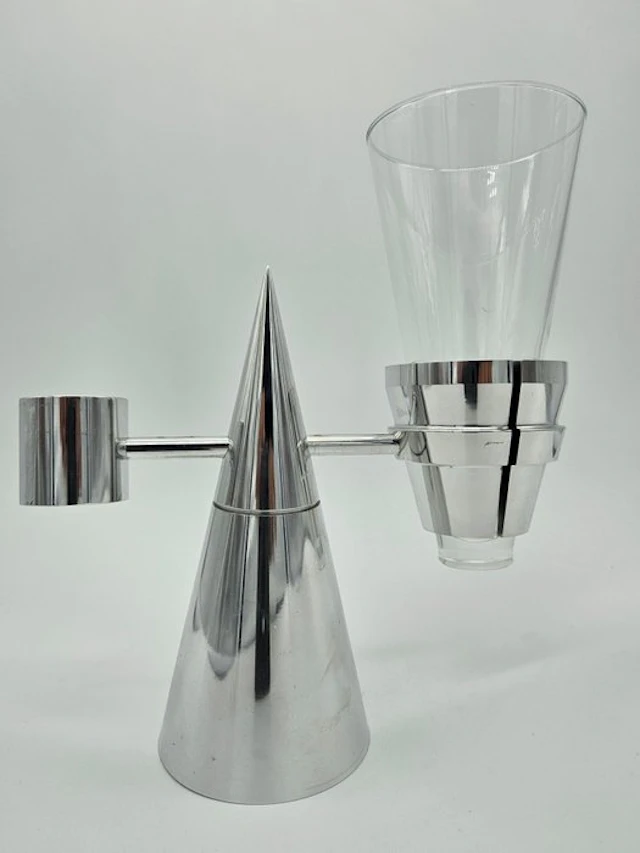 Vintage Wash basin set - Steel, Glass