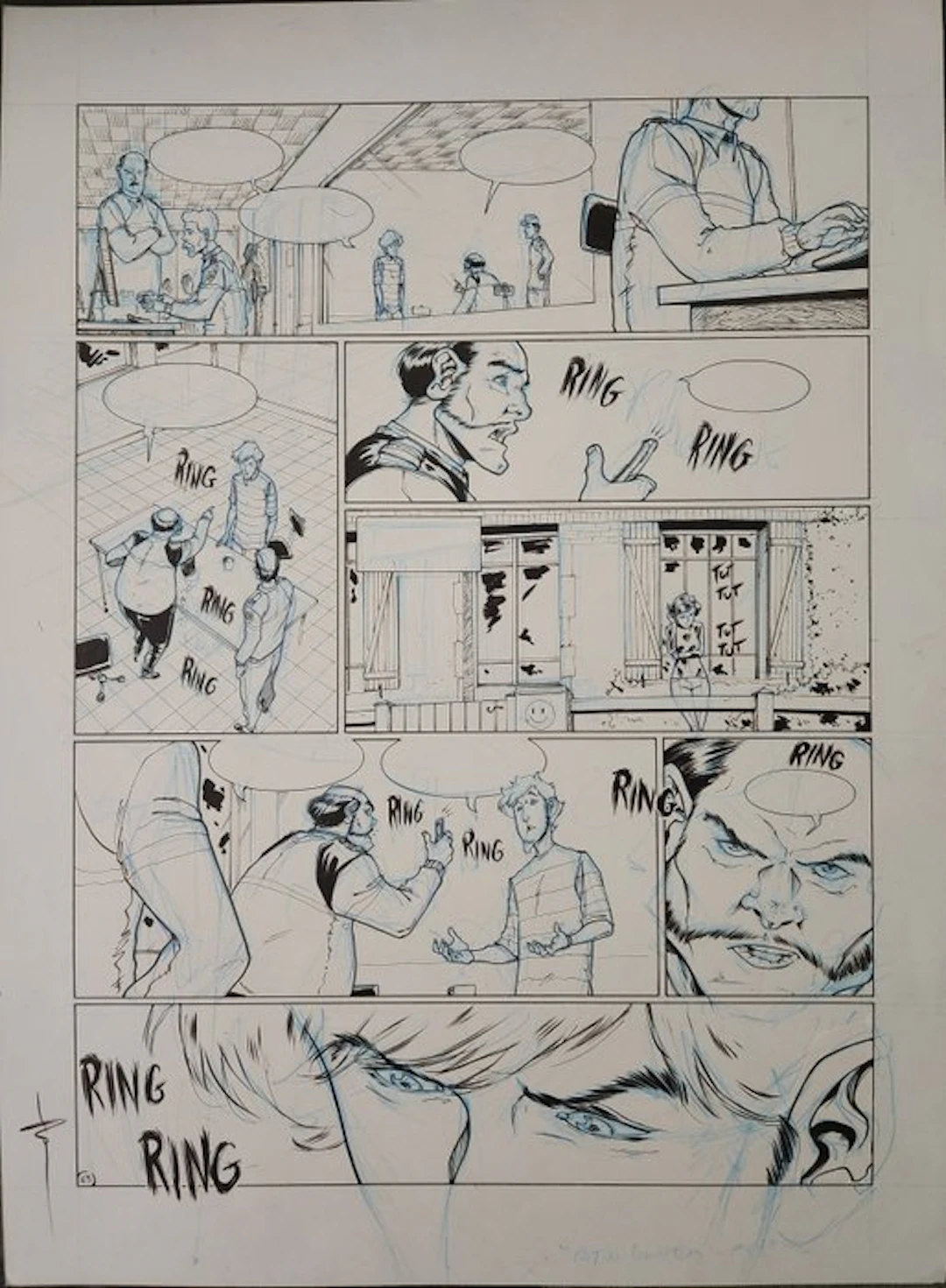 Louis, Stephane - 1 Original page - Martin Bonheur - Planche 69