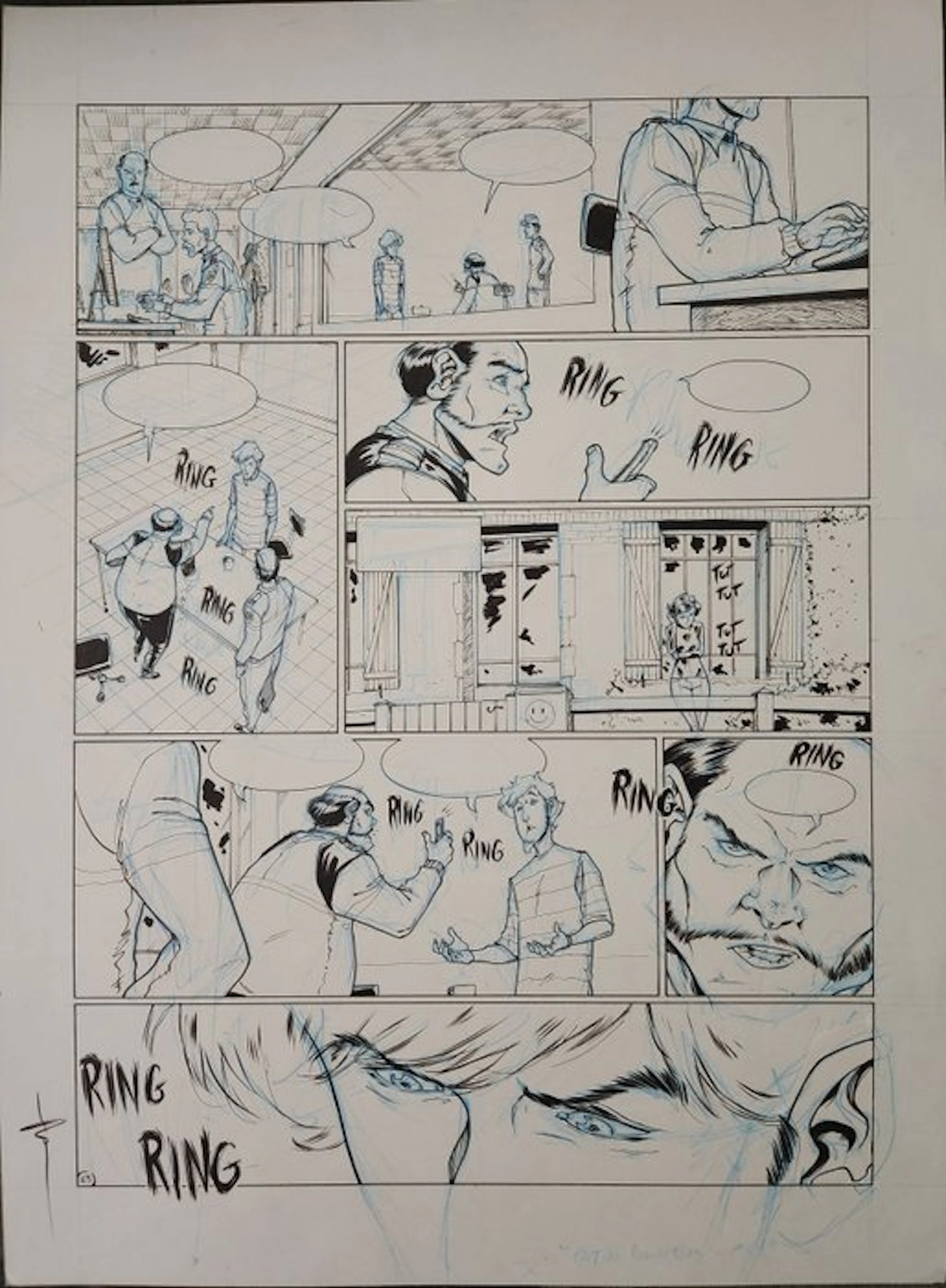Louis, Stephane - 1 Original page - Martin Bonheur - Planche 69