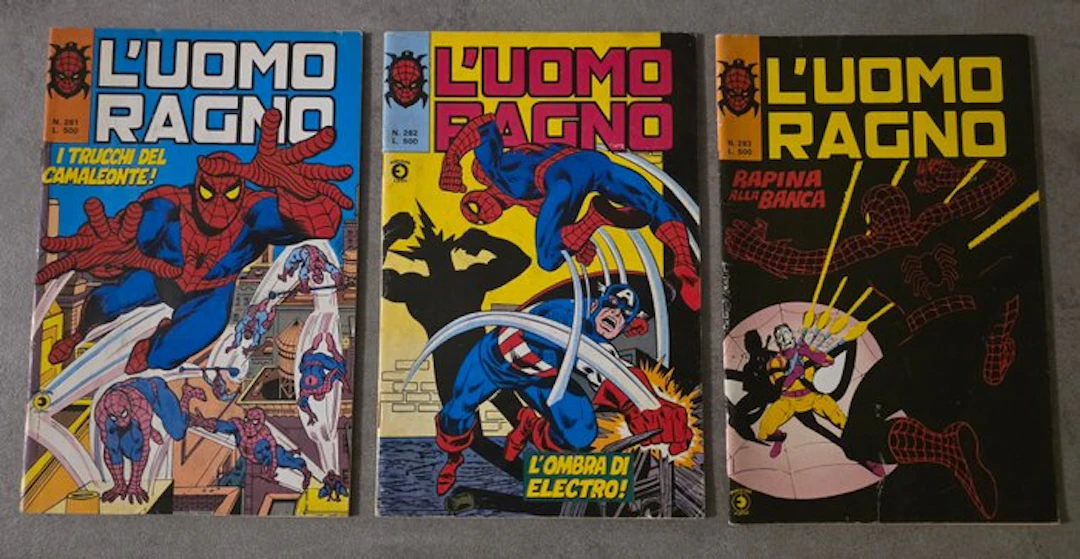 Uomo Ragno n. 281/283 - sequenza completa - 3 Comic - First edition - 1970