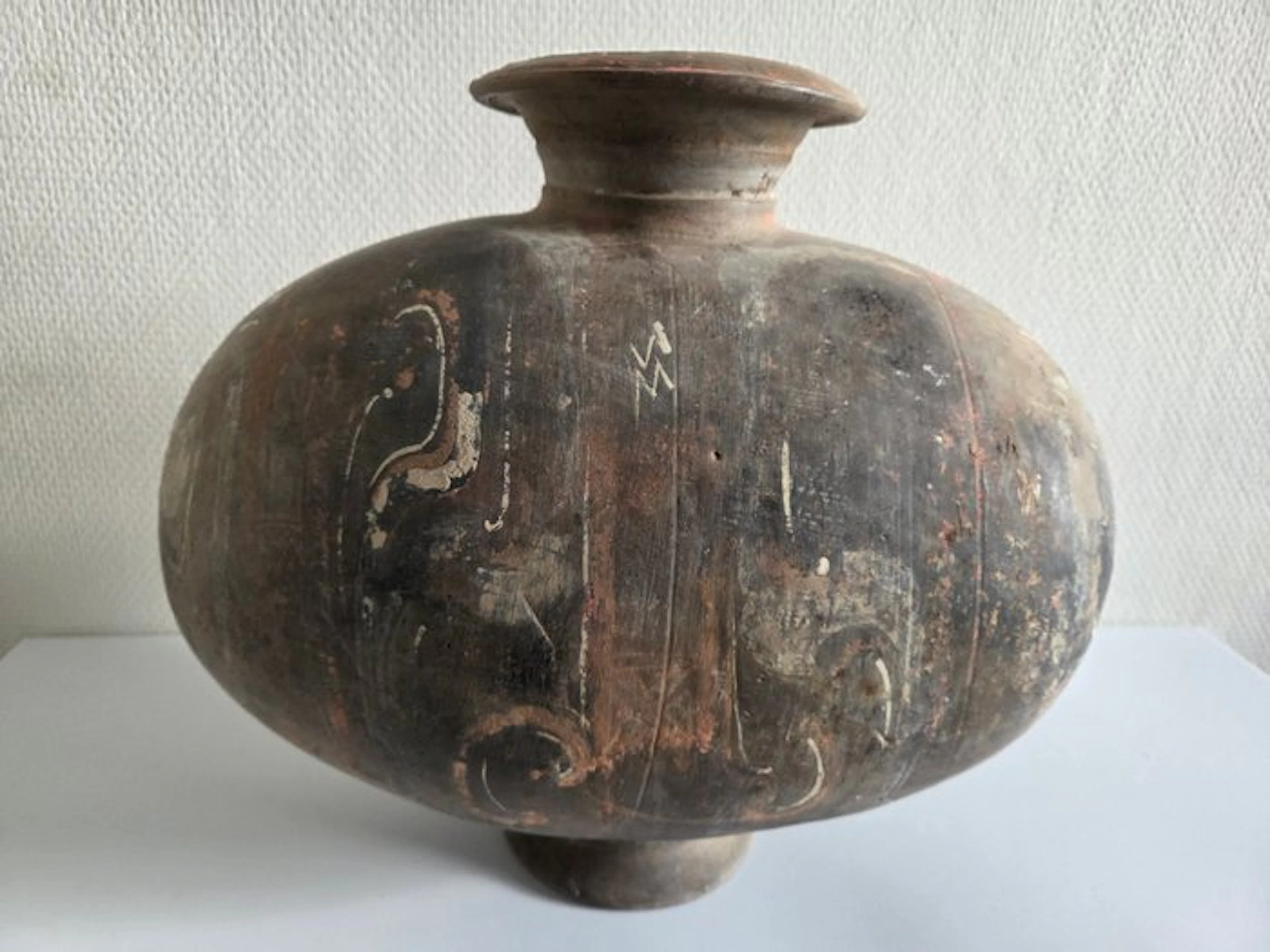 Warring States Period to Han Dynasty Cold-painted...