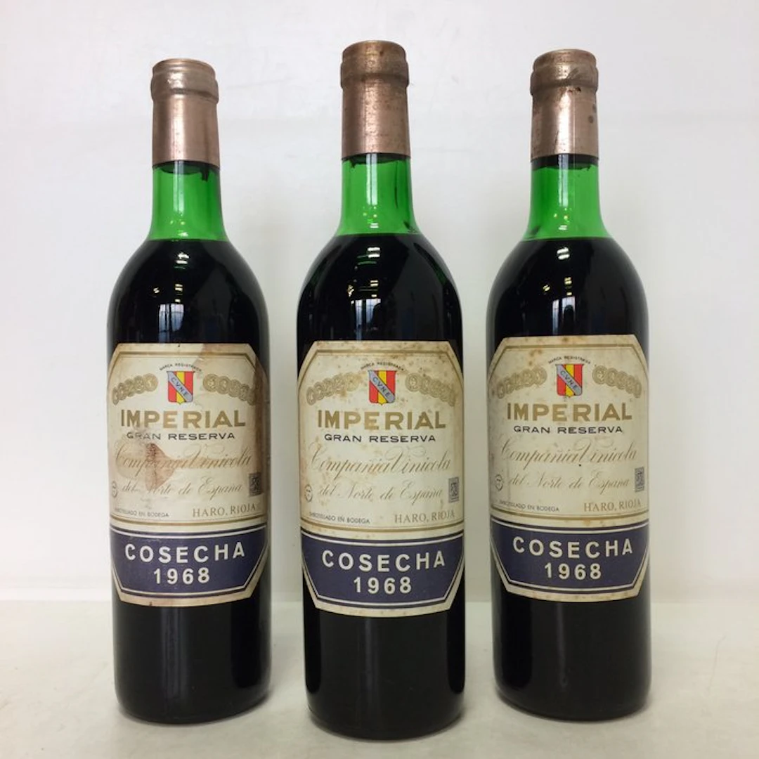 1968 C.V.N.E. Imperial - Rioja Gran Reserva - 3 Bottles (0.75L)