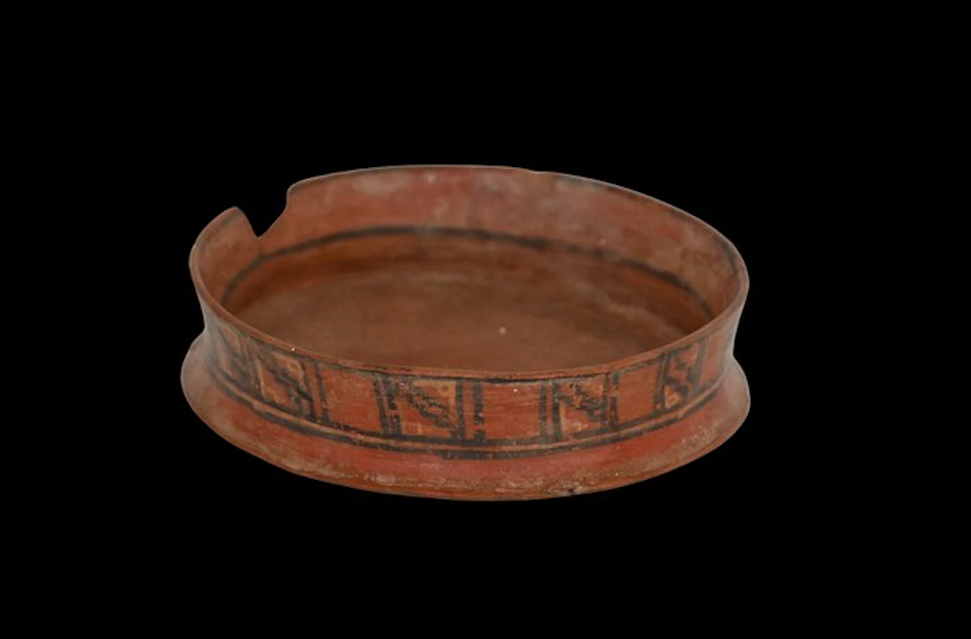Nazca culture (Peru) Pottery Nazca bowl with stepped design