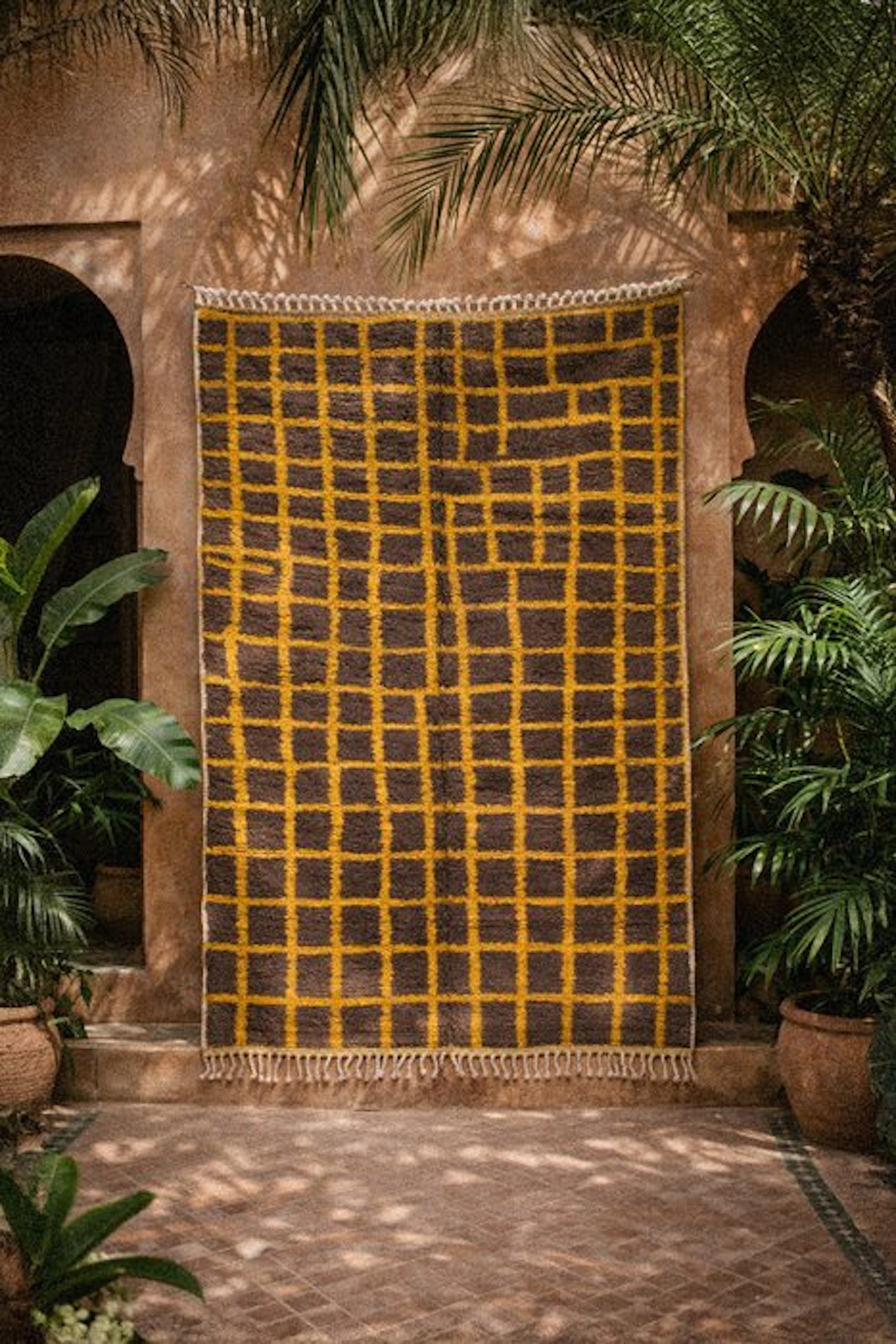 Karpet - Colorful handmade Boujaad Berber rug with geometric patterns