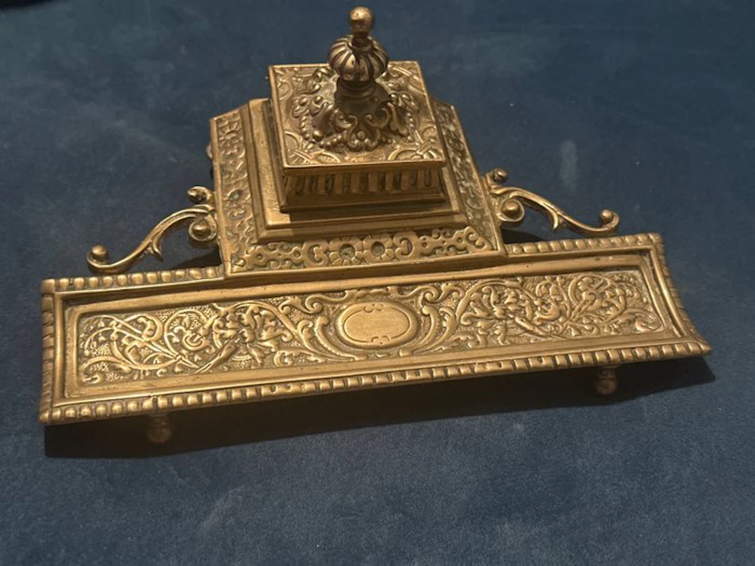 Inkwell - Encrier dans le goût Louis XV / Napoléon III