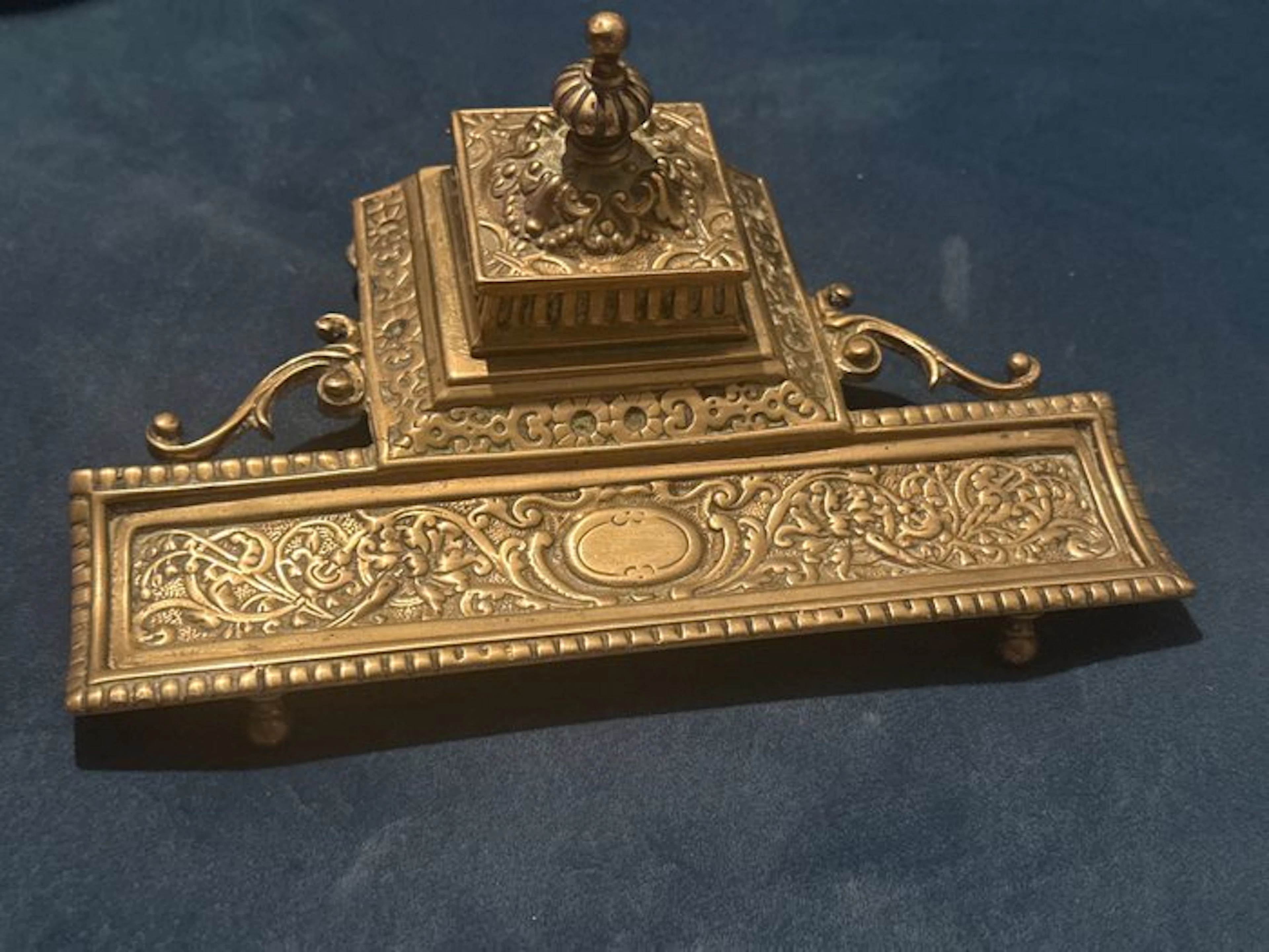 Inkwell - Encrier dans le goût Louis XV / Napoléon III