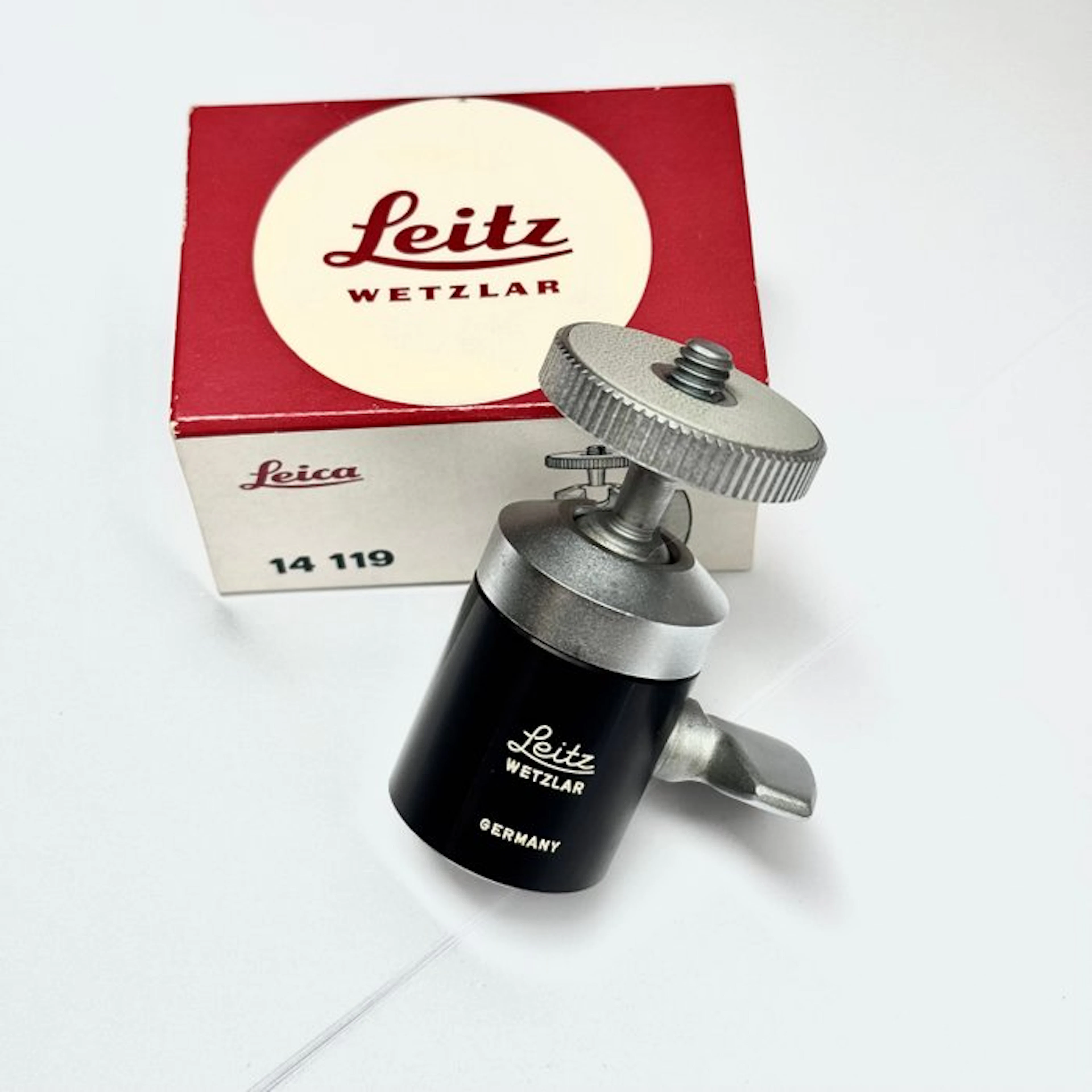 Leica Leitz Wetzlar Ball Tripod Head – Boxed Camera accessories