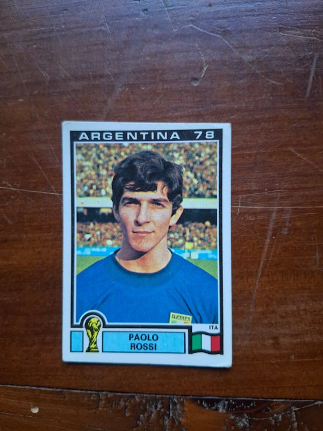 Panini Argentina 78 World Cup Paolo Rossi #112 - 1 Sticker - Good (GD)