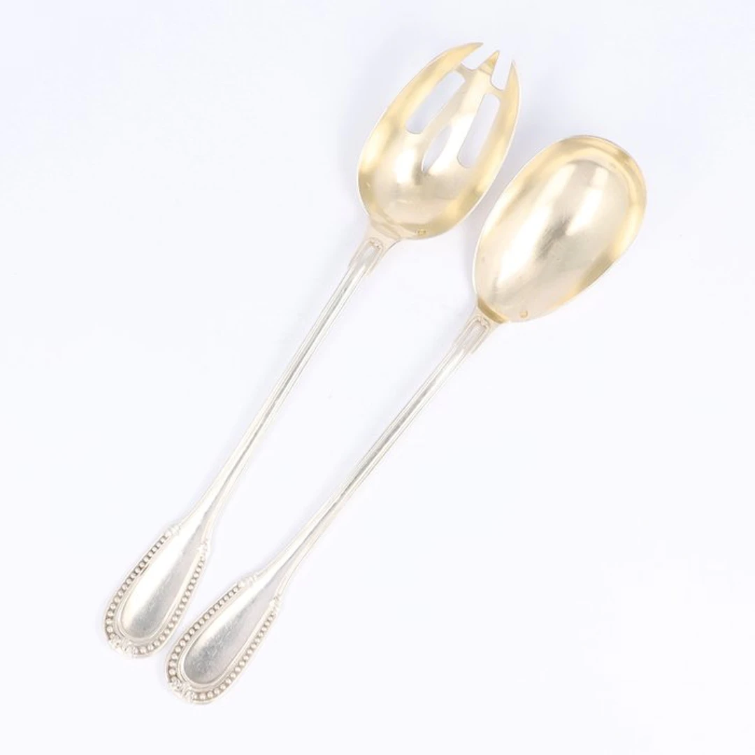 Emile Puiforcat - Model Perles (Louis XVI) - Salad...