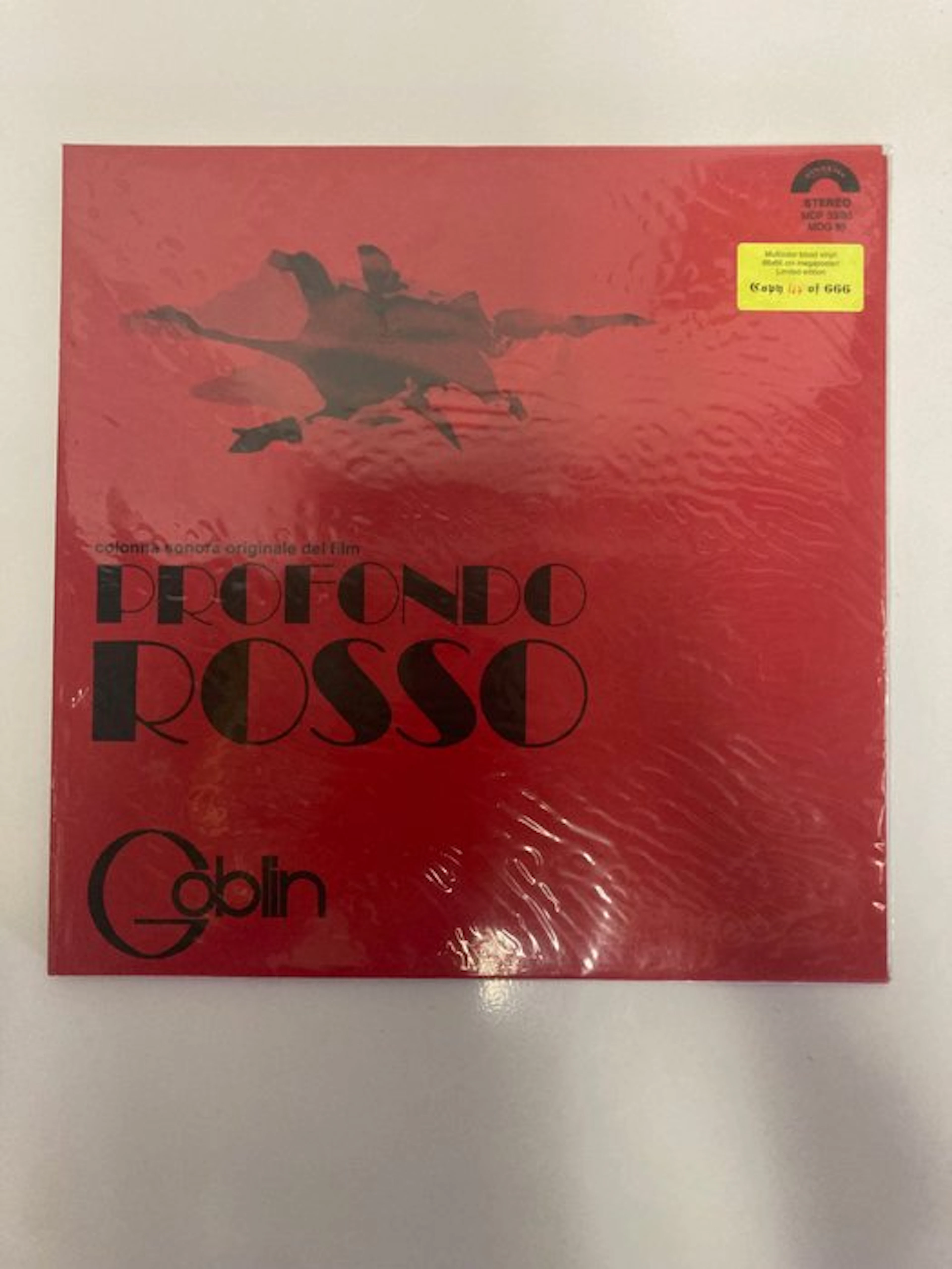 Goblin - Profondo Rosso - no.127 of 666 copies - red...