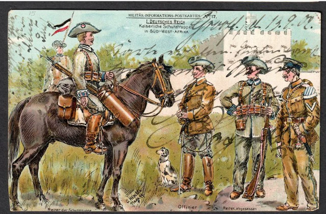 German Colonies - Southwest Africa 1902 - DSWA rare color...