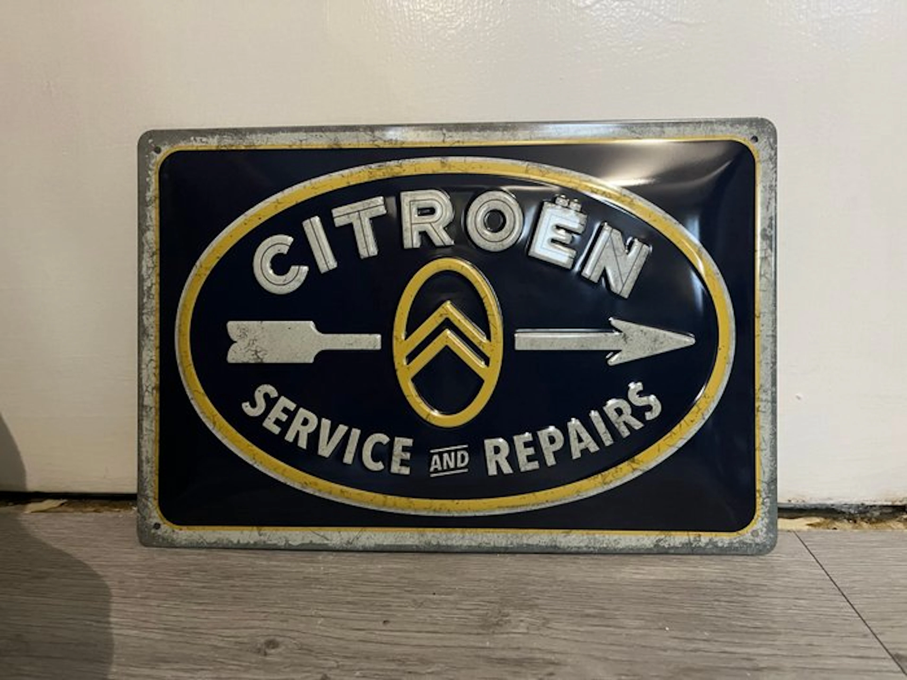 Unknown - Citroën Service and Repairs - Sign - Metal