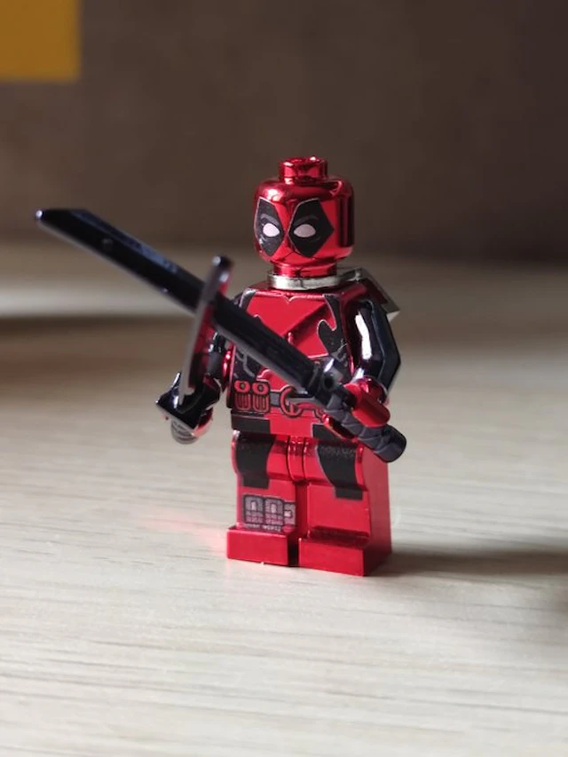 LEGO Minifigure - Minifigures - Deadpool chromé