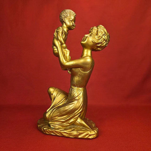 ArtiBel - Statue, Statue Maternité - 43.5 cm - Plaster