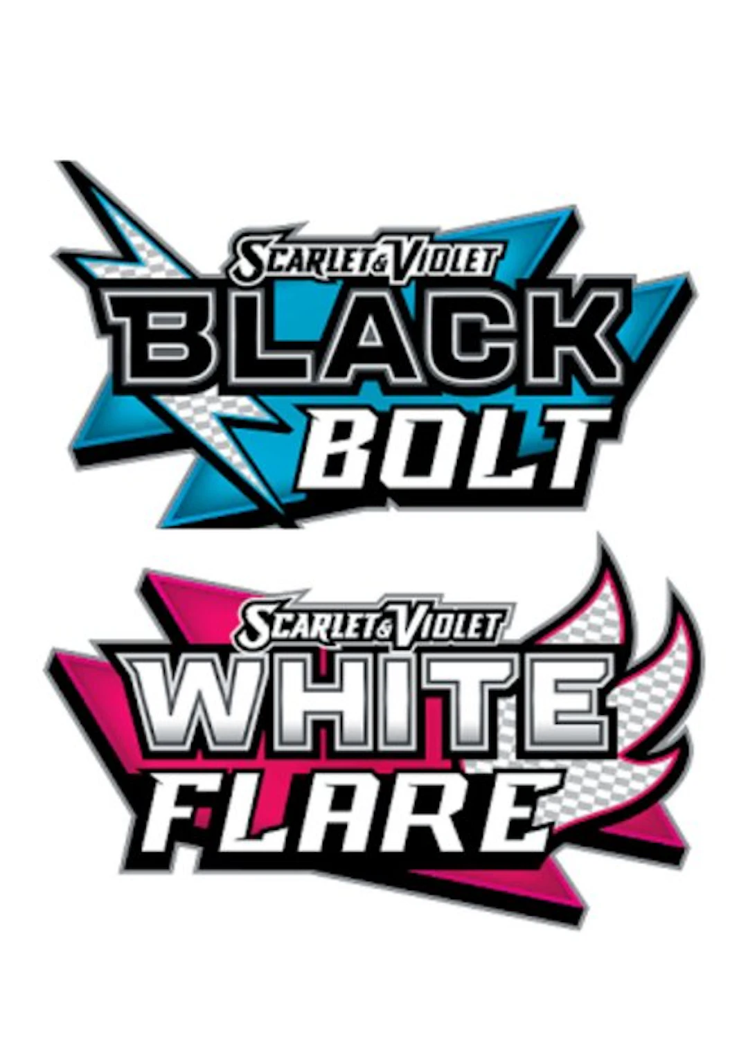 Pokémon - 2 Complete set - Scarlet & Violet - Black Bolt, White Flare
