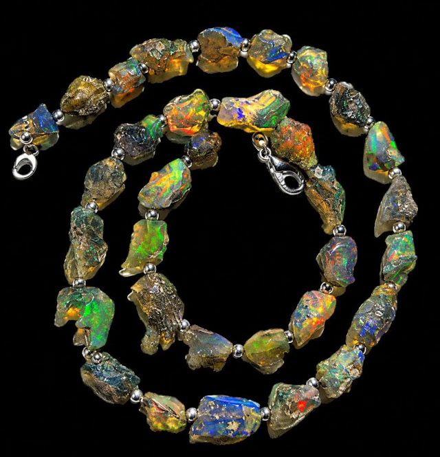 Exquisite one-of-a-kind Fire Opal necklace of top quality - necklace - Necklace