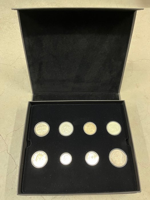 Belgium. Set de belangrijkste Zilveren franken van onze...