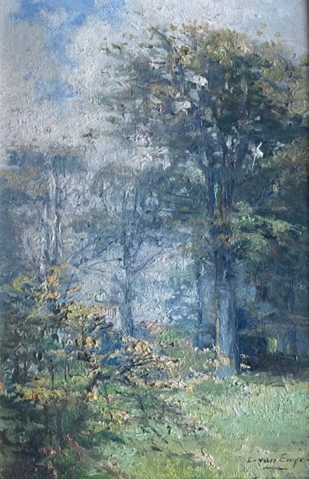 Louis van Engelen (1856-1940) - Boslandschap